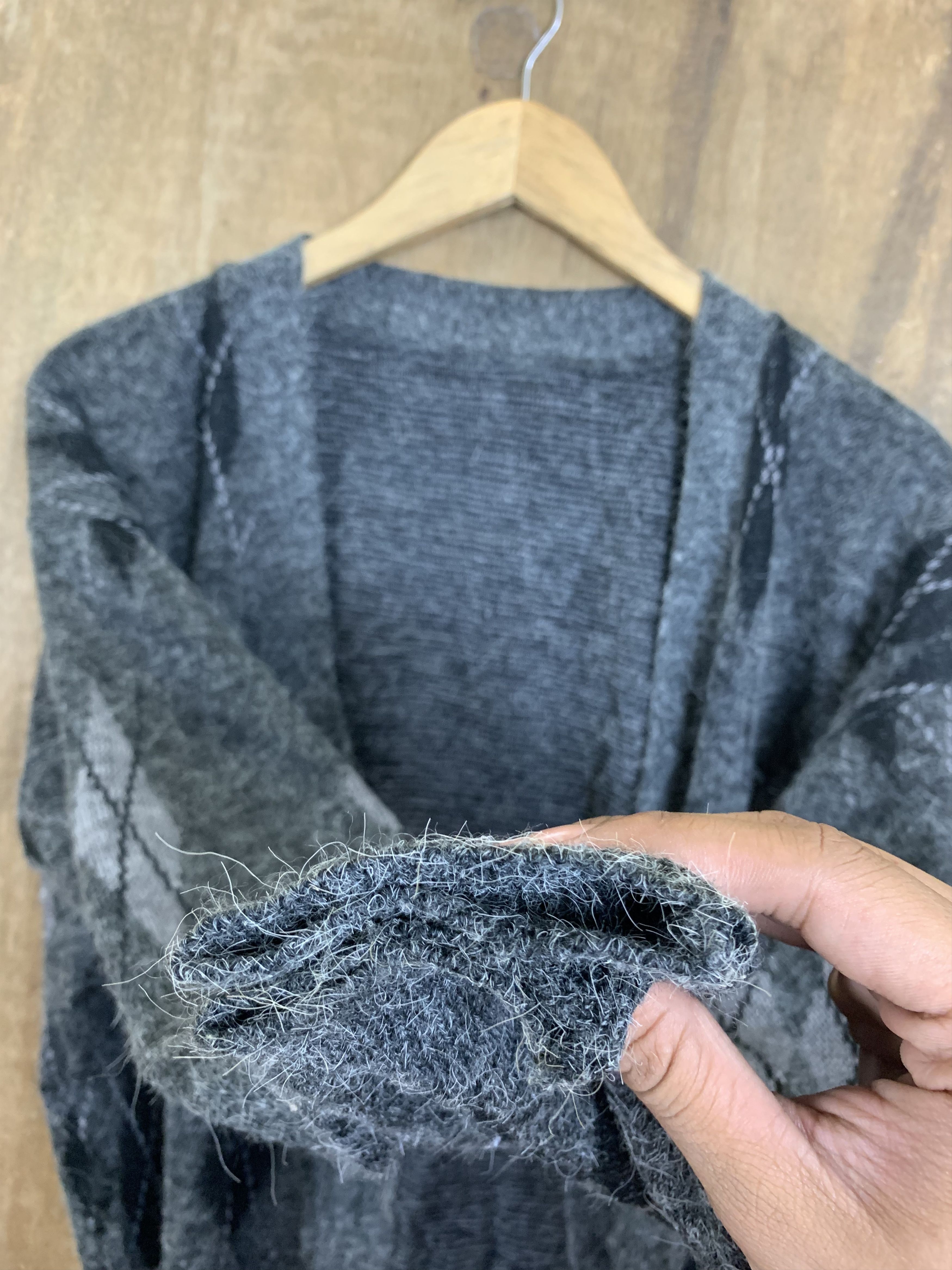 Japanese Brand Cardigan Mohair Grey Japanese Branded Streetwear Size US M / EU 48-50 / 2 - 11 Thumbnail