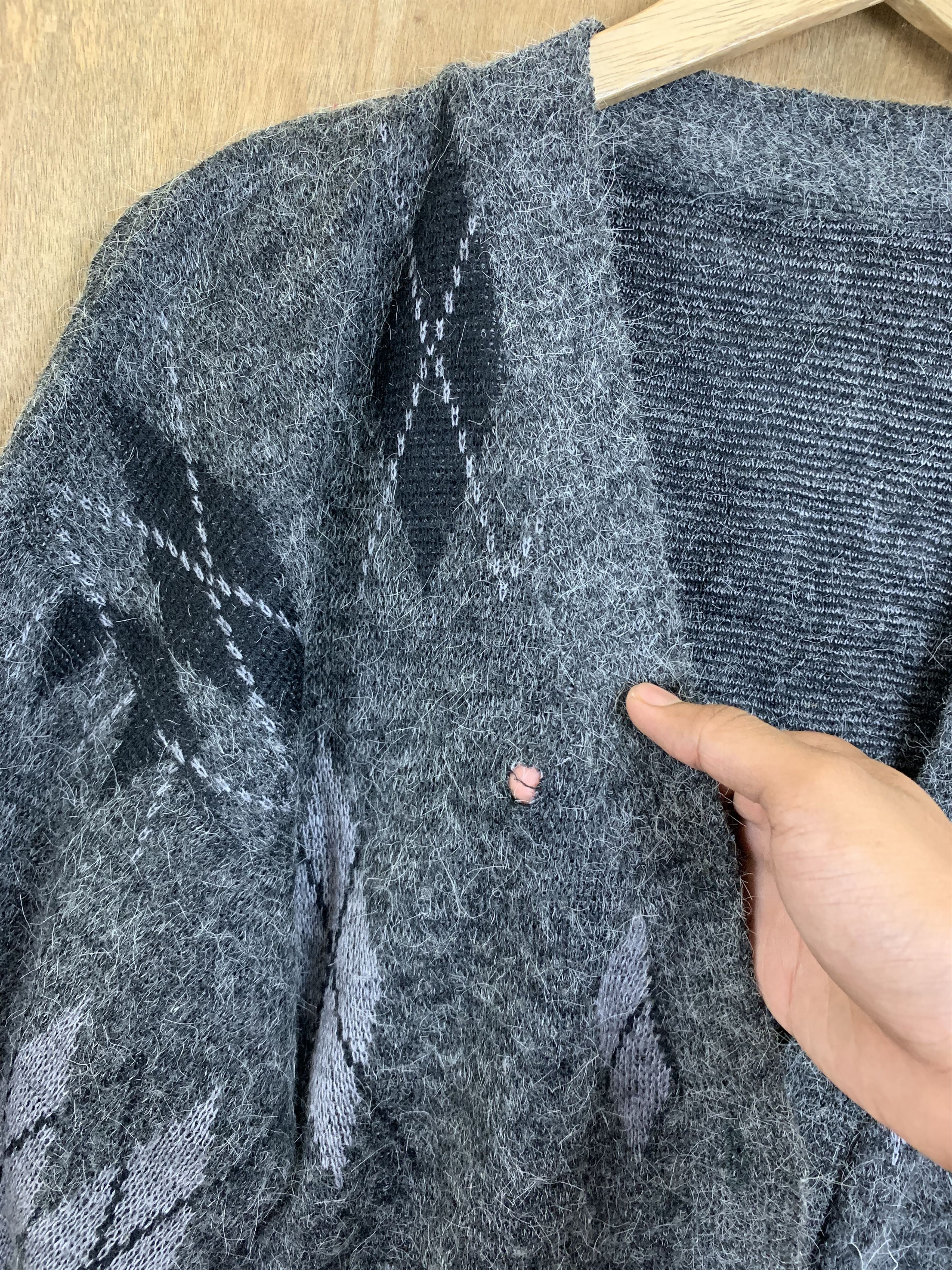 Japanese Brand Cardigan Mohair Grey Japanese Branded Streetwear Size US M / EU 48-50 / 2 - 4 Thumbnail