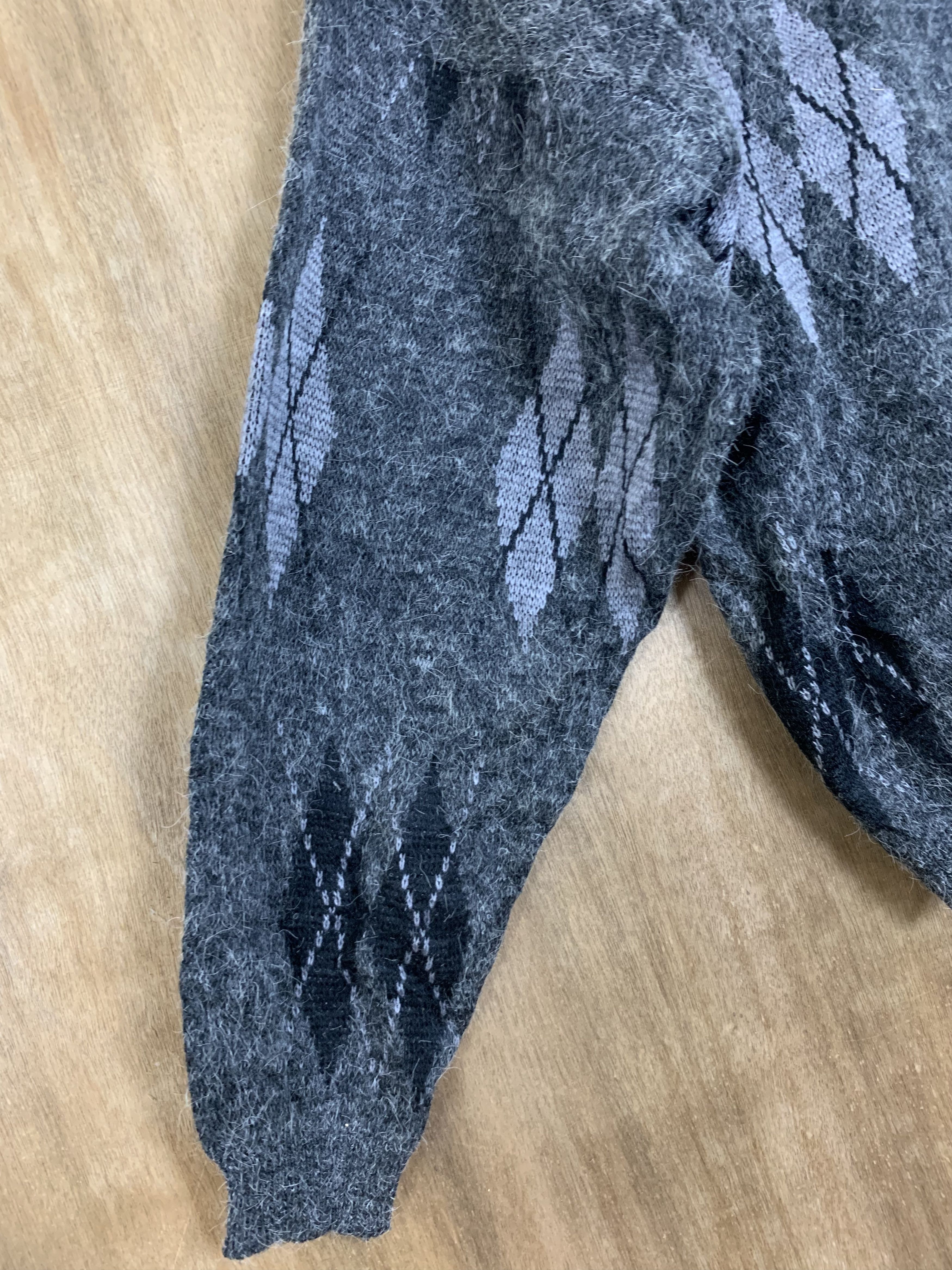 Japanese Brand Cardigan Mohair Grey Japanese Branded Streetwear Size US M / EU 48-50 / 2 - 9 Thumbnail