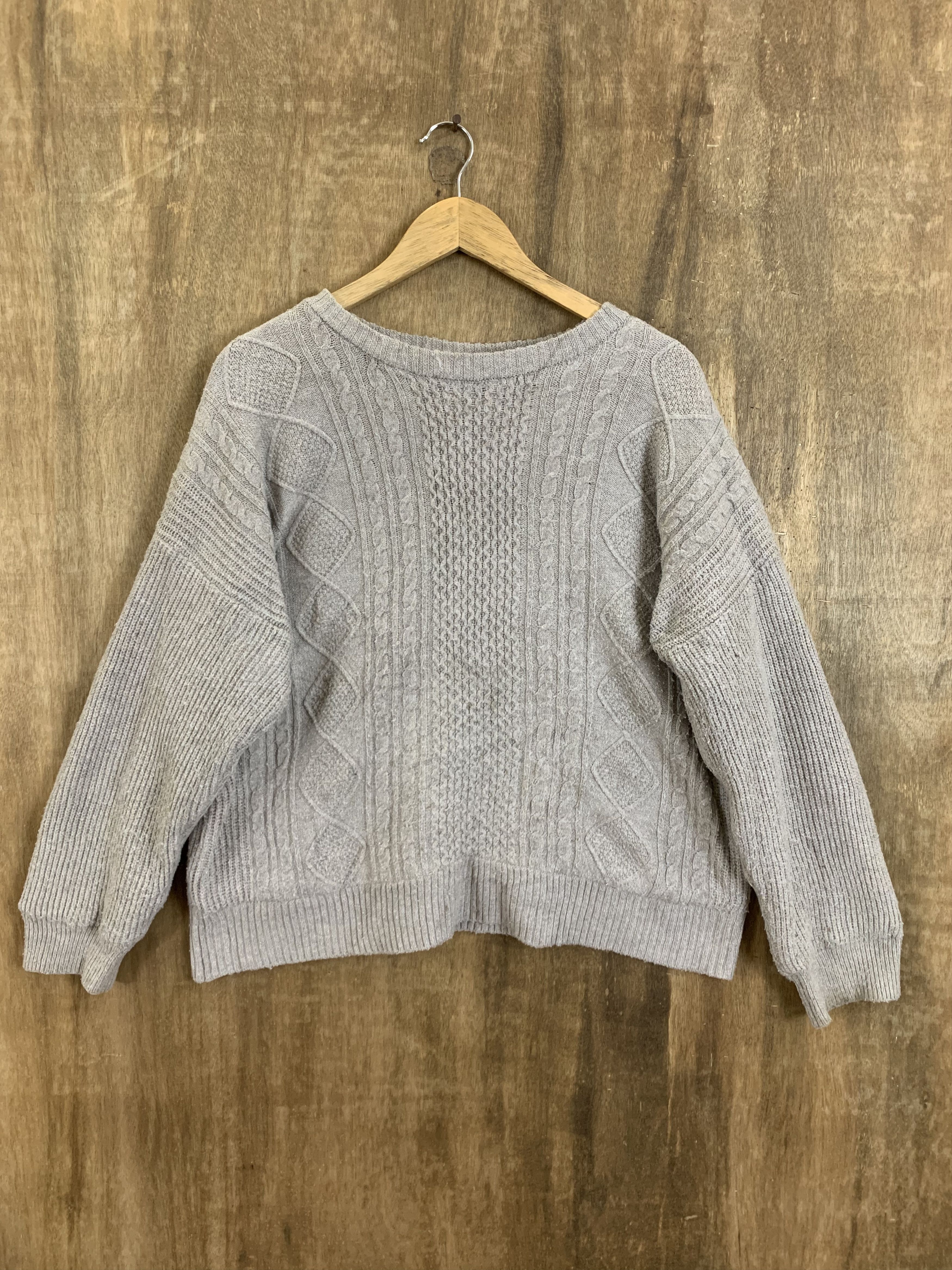 Uramoco Knitwear Warm & Soft Touch Grey Vintage Womenswear