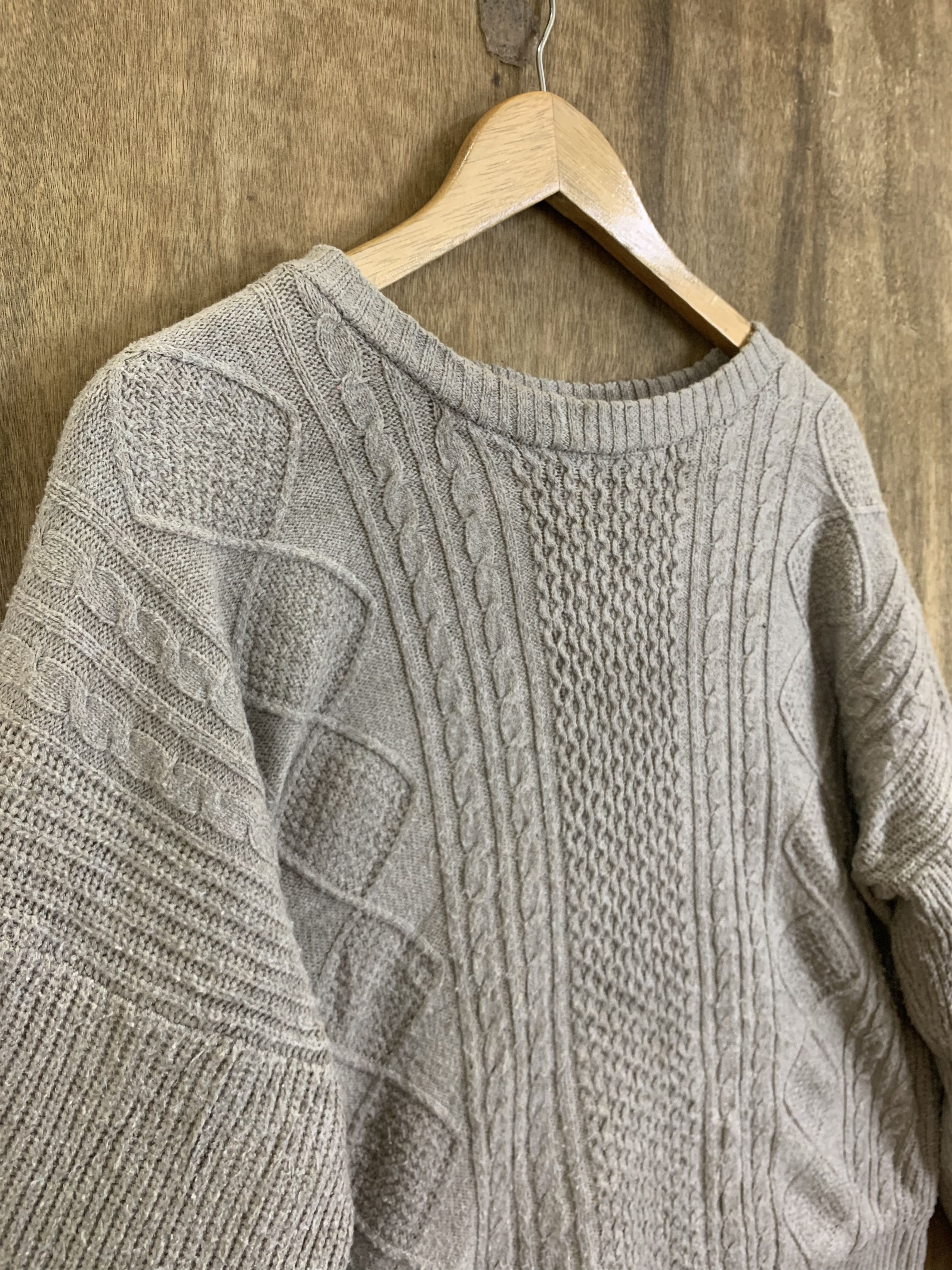 Aran Isles Knitwear Uramoco Knitwear Warm & Soft Touch Grey Vintage Womenswear Size XL / US 12-14 / IT 48-50 - 4 Thumbnail