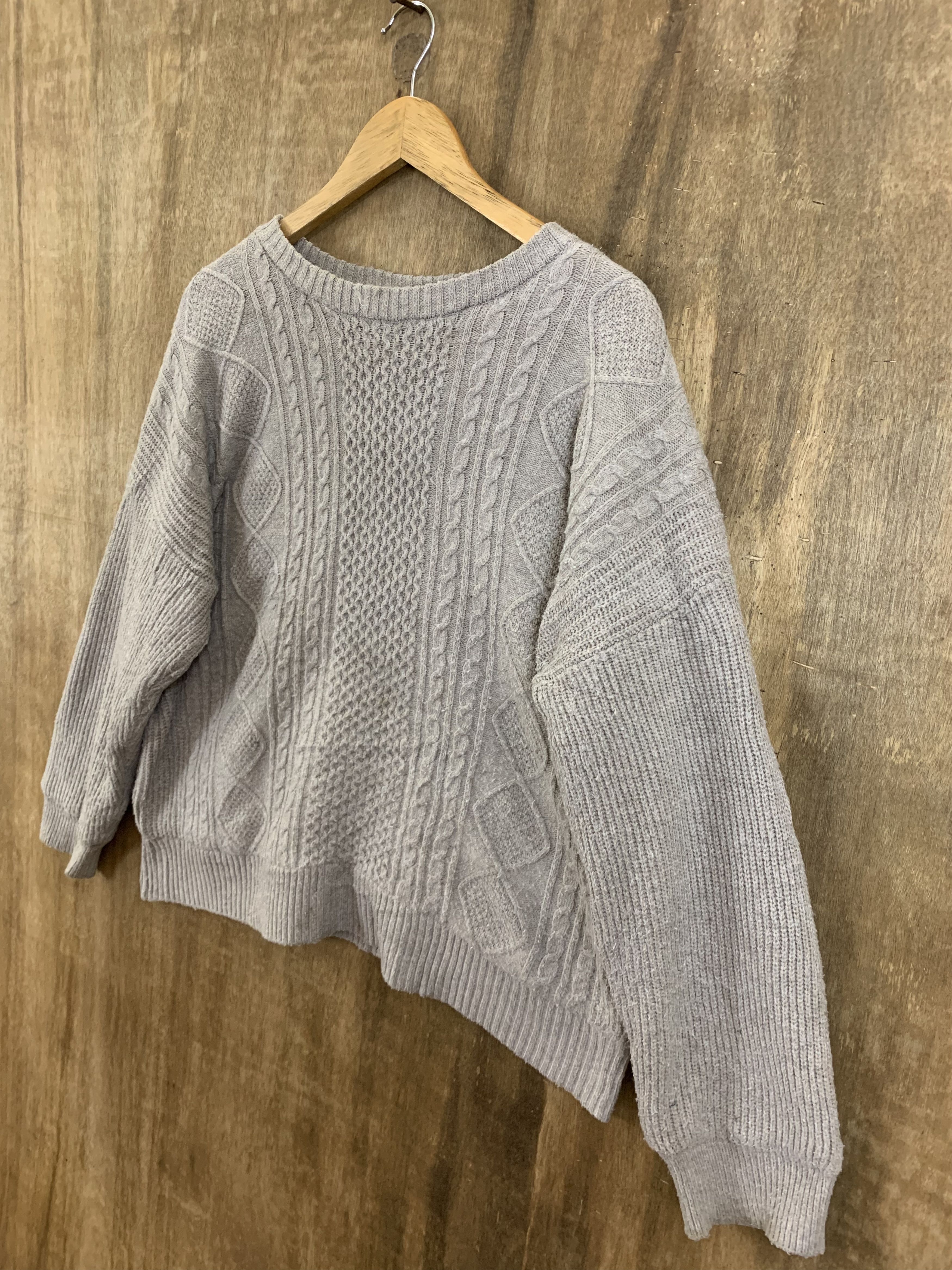 Aran Isles Knitwear Uramoco Knitwear Warm & Soft Touch Grey Vintage Womenswear Size XL / US 12-14 / IT 48-50 - 6 Thumbnail