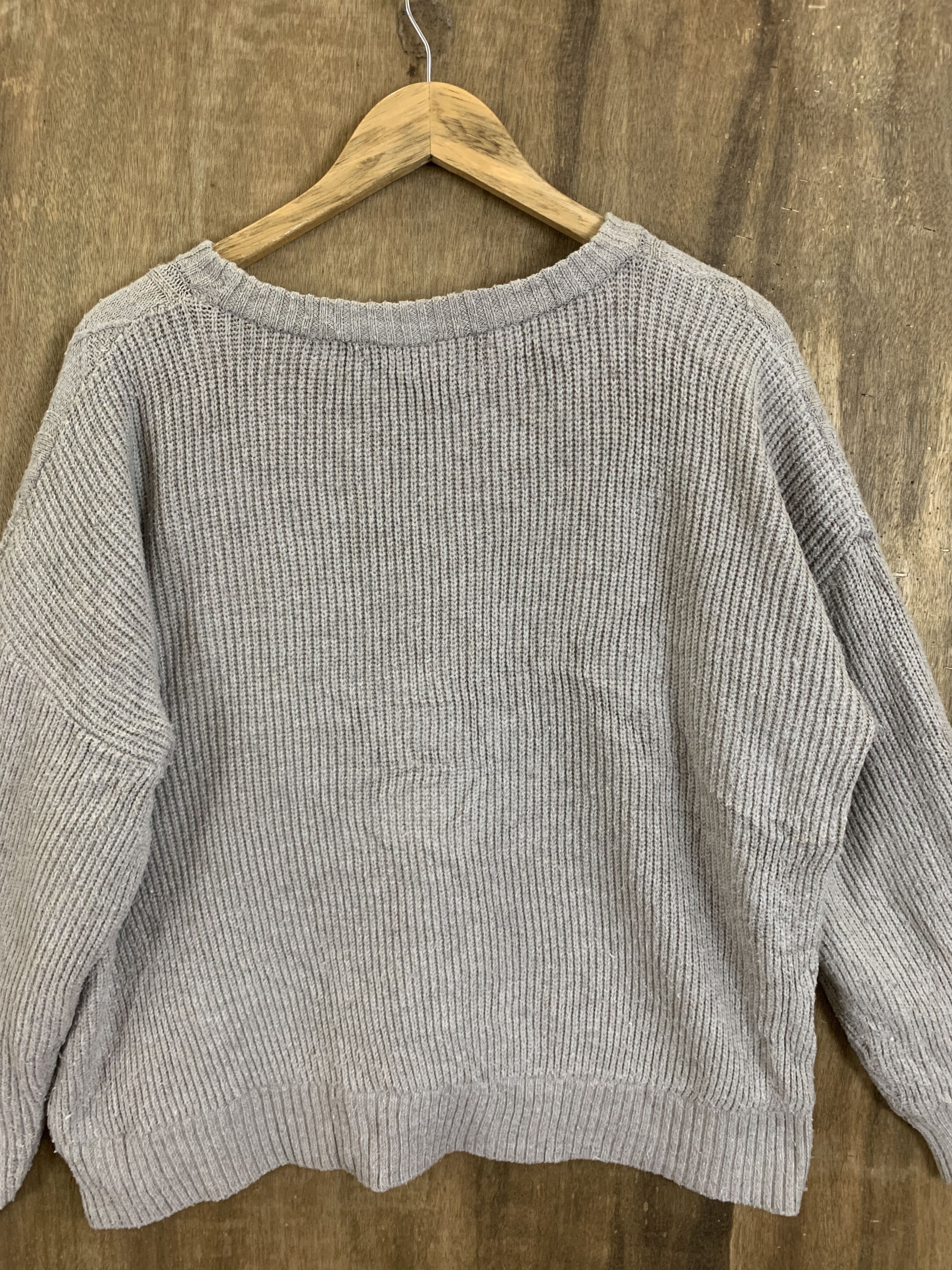 Aran Isles Knitwear Uramoco Knitwear Warm & Soft Touch Grey Vintage Womenswear Size XL / US 12-14 / IT 48-50 - 8 Thumbnail