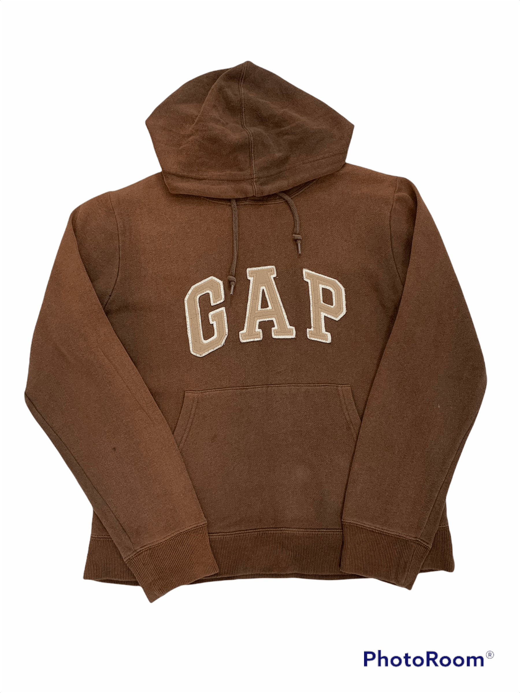 Gap 🔥GAP🔥Hoodies Gap Faded Brown Vintage Travis Scott Style Size US S / EU 44-46 / 1 - 1 Thumbnail
