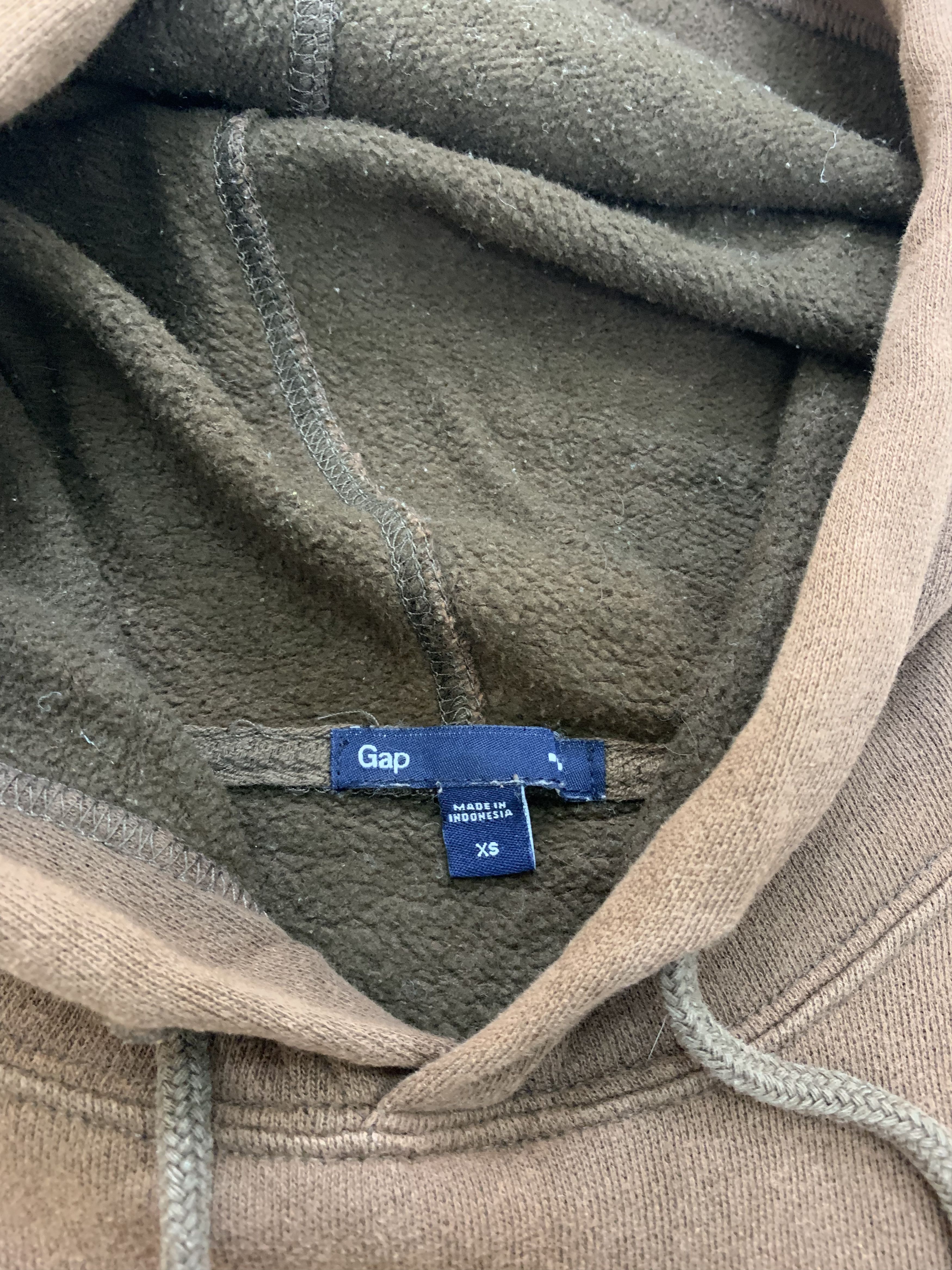 Gap 🔥GAP🔥Hoodies Gap Faded Brown Vintage Travis Scott Style Size US S / EU 44-46 / 1 - 7 Thumbnail