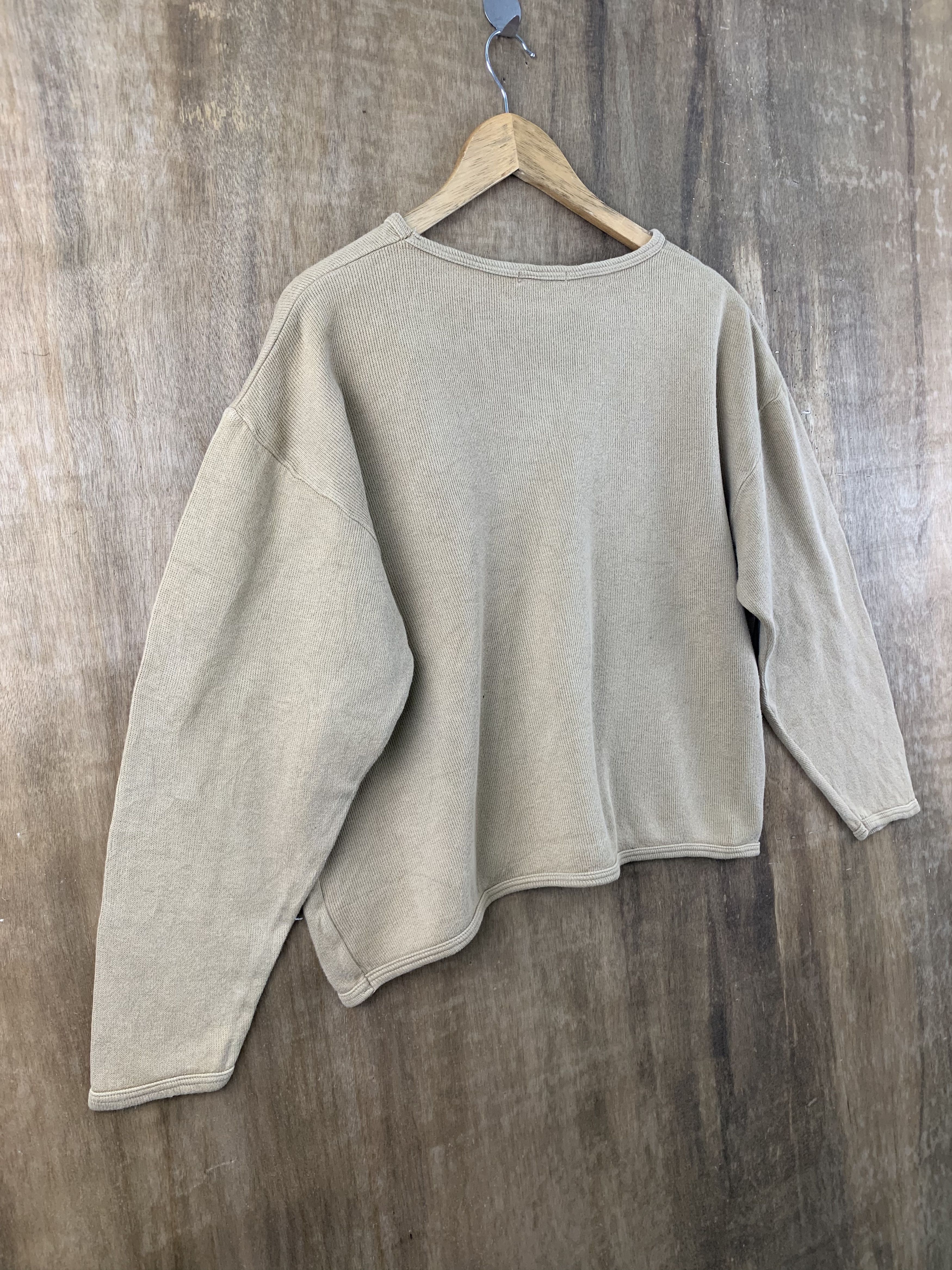 Japanese Brand Sweatshirts Brown Vintage Japanese Branded Streetwear Size US M / EU 48-50 / 2 - 12 Thumbnail