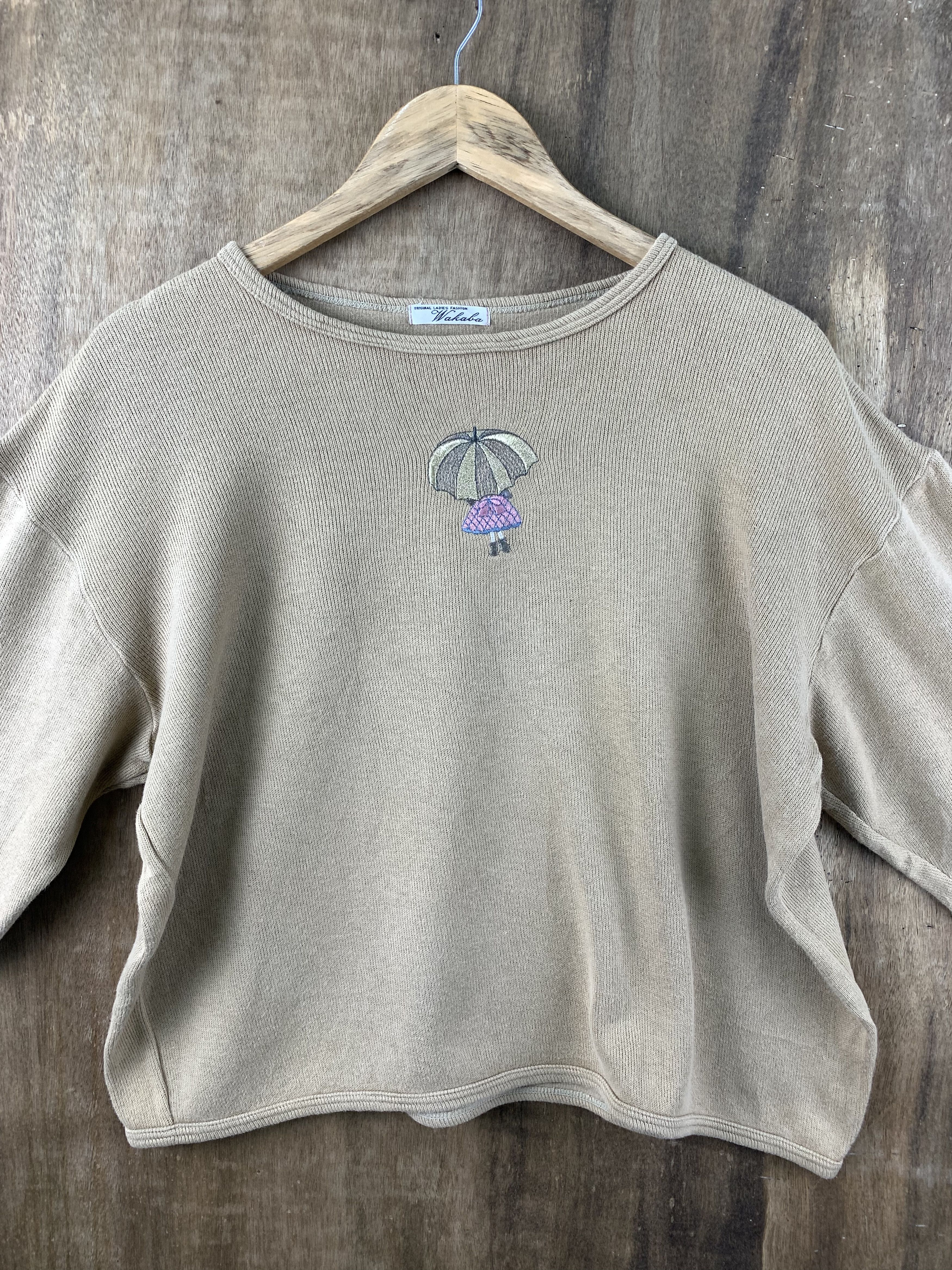 Japanese Brand Sweatshirts Brown Vintage Japanese Branded Streetwear Size US M / EU 48-50 / 2 - 3 Thumbnail