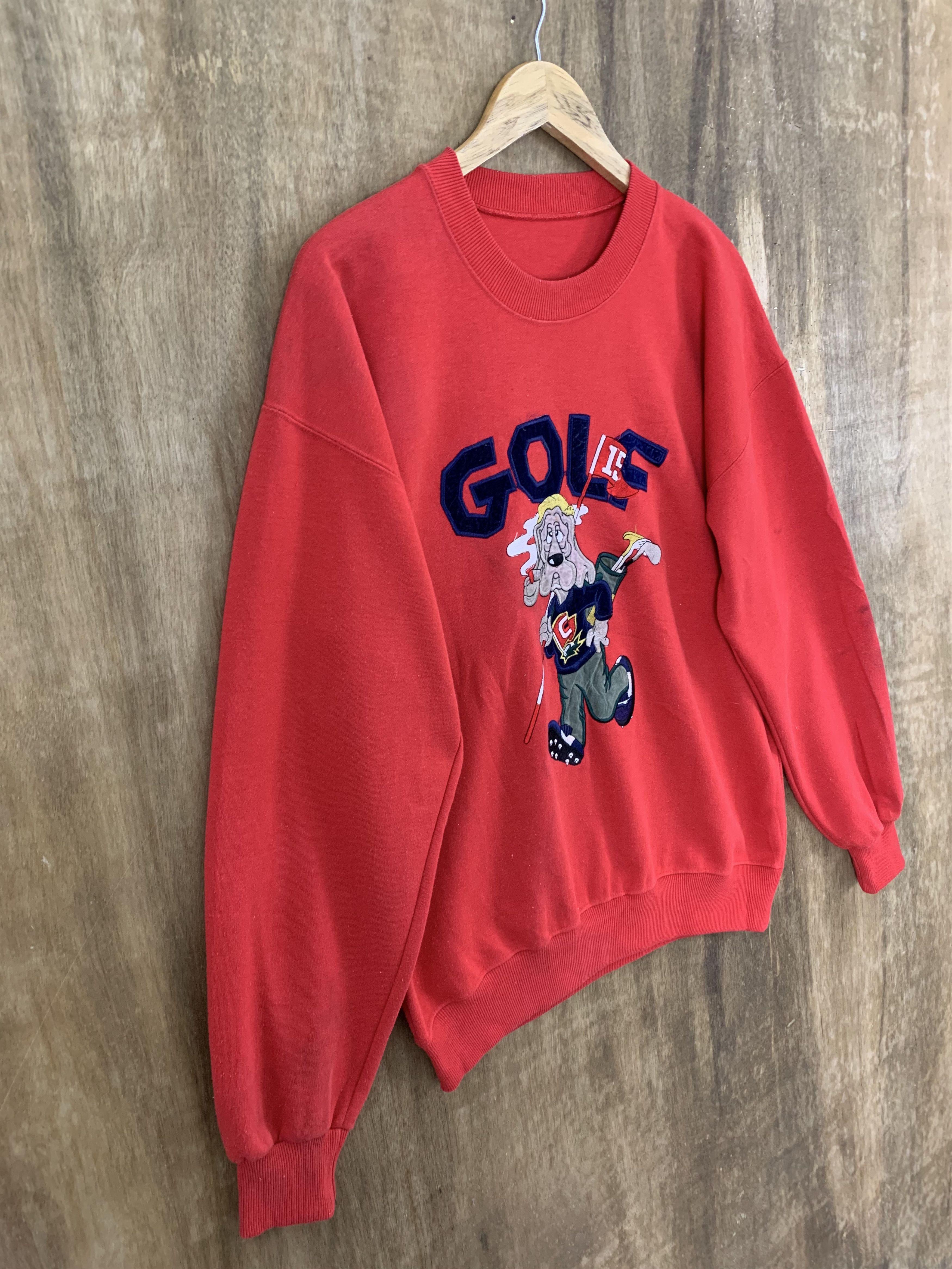 Cartoon Network Sweatshirts Golf Big Logo Red Vintage Streetwear Size US M / EU 48-50 / 2 - 4 Thumbnail