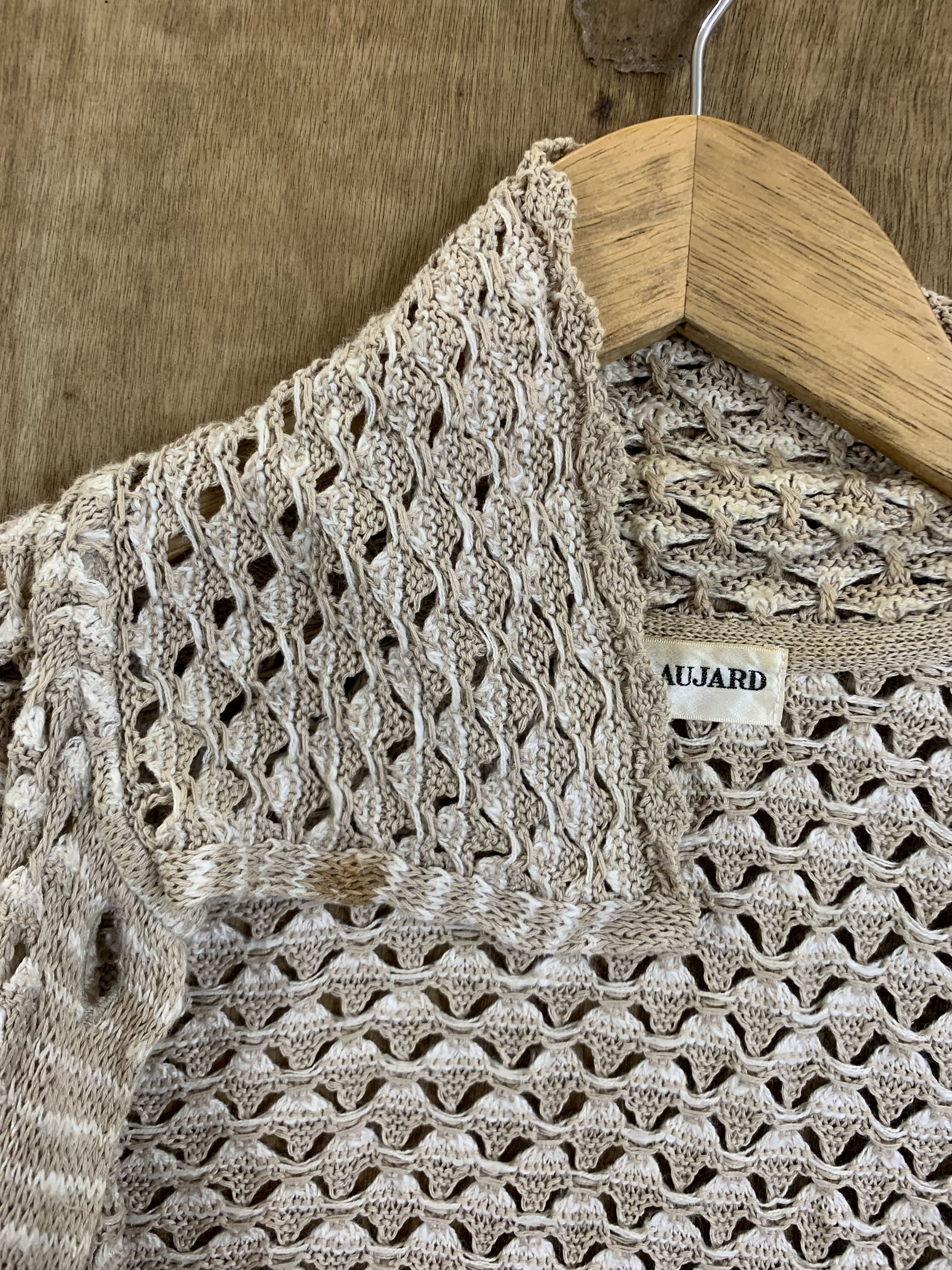 Aran Isles Knitwear Crops Tops Christian Aujard Cardigan Knitwear Japanese Brand Size S / US 4 / IT 40 - 9 Thumbnail