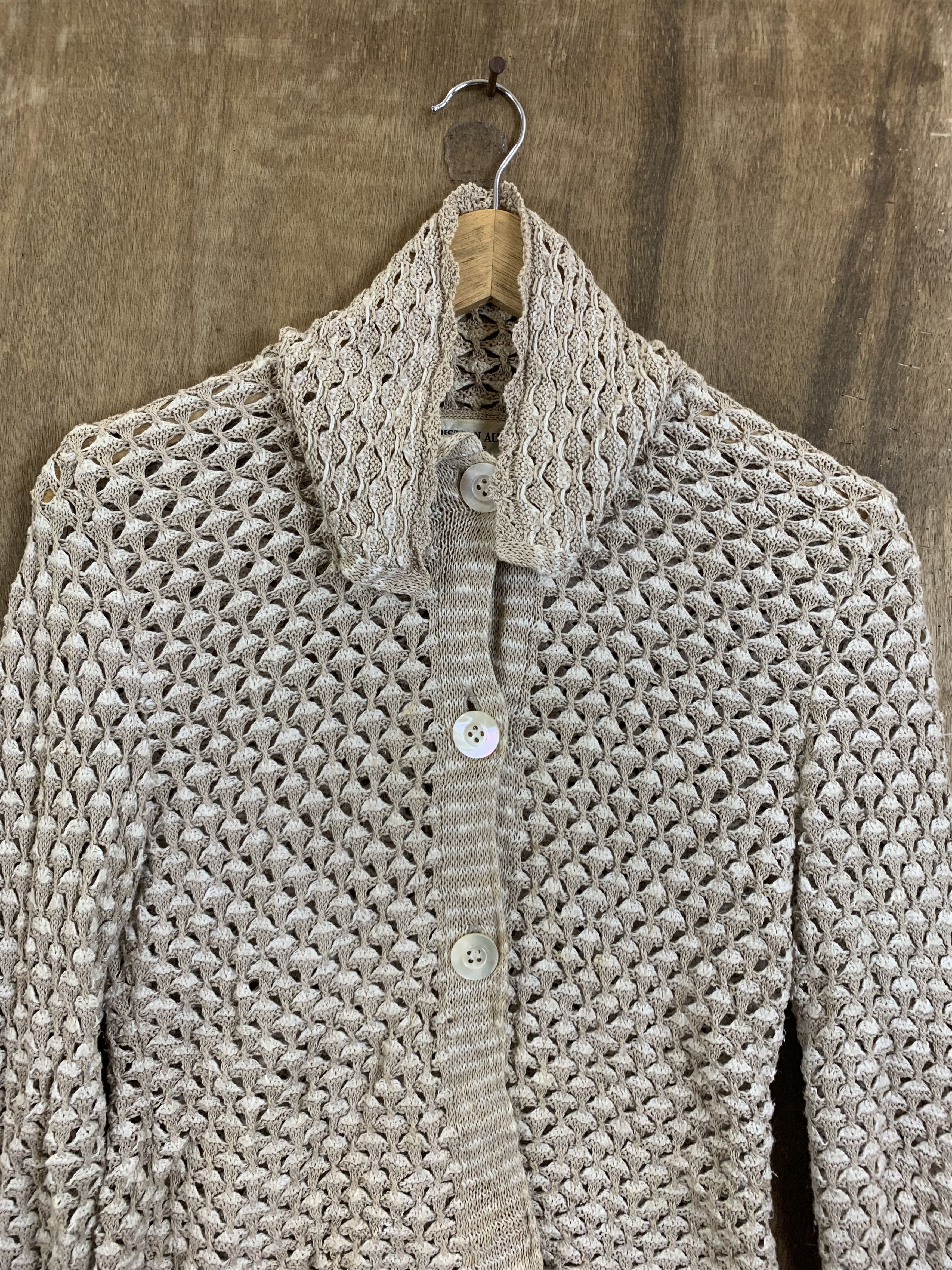 Aran Isles Knitwear Crops Tops Christian Aujard Cardigan Knitwear Japanese Brand Size S / US 4 / IT 40 - 3 Thumbnail