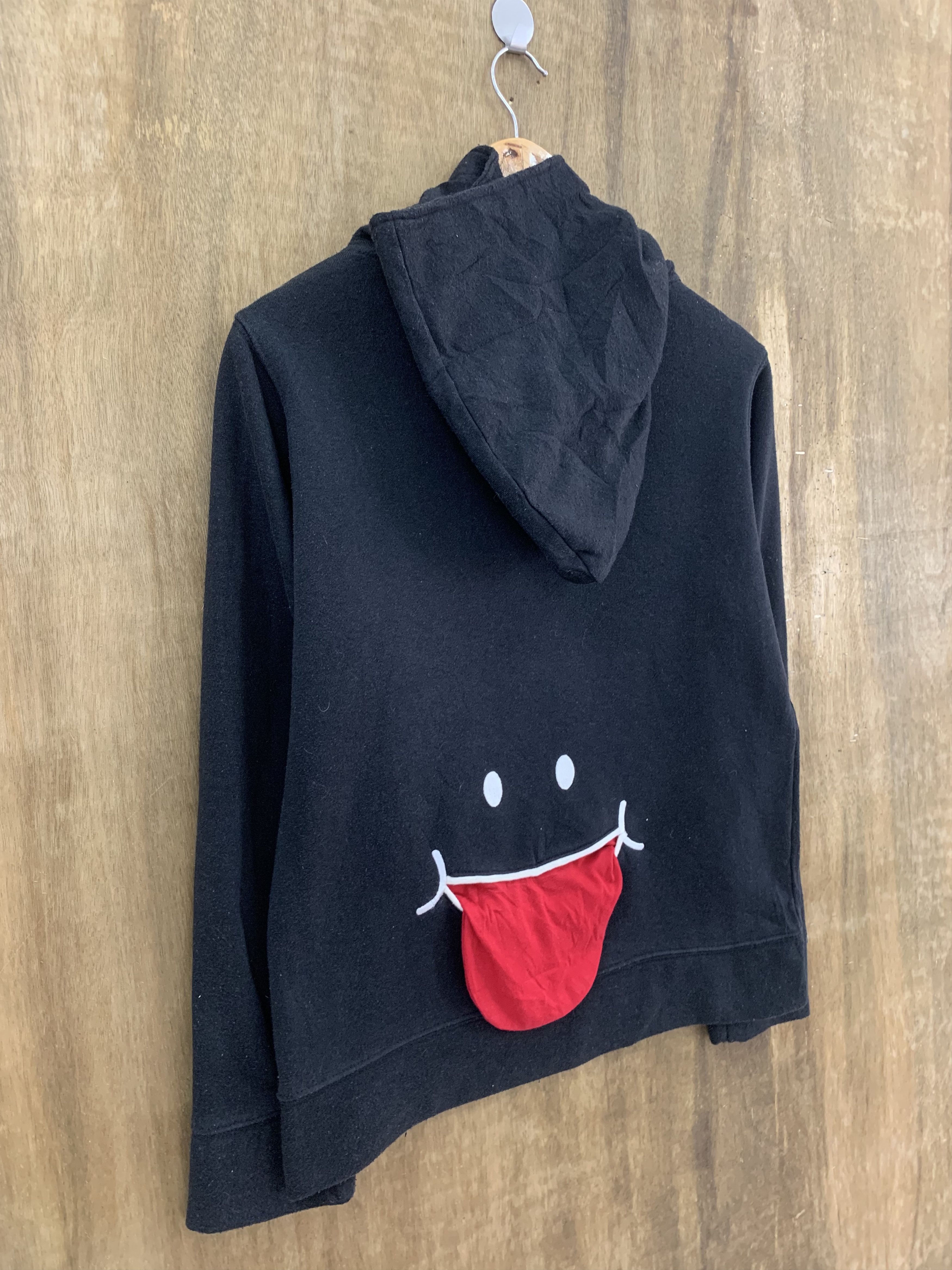 Japanese Brand Hoodies UP Smile Black Big Logo Japan Branded Like Kapital Size US M / EU 48-50 / 2 - 14 Thumbnail