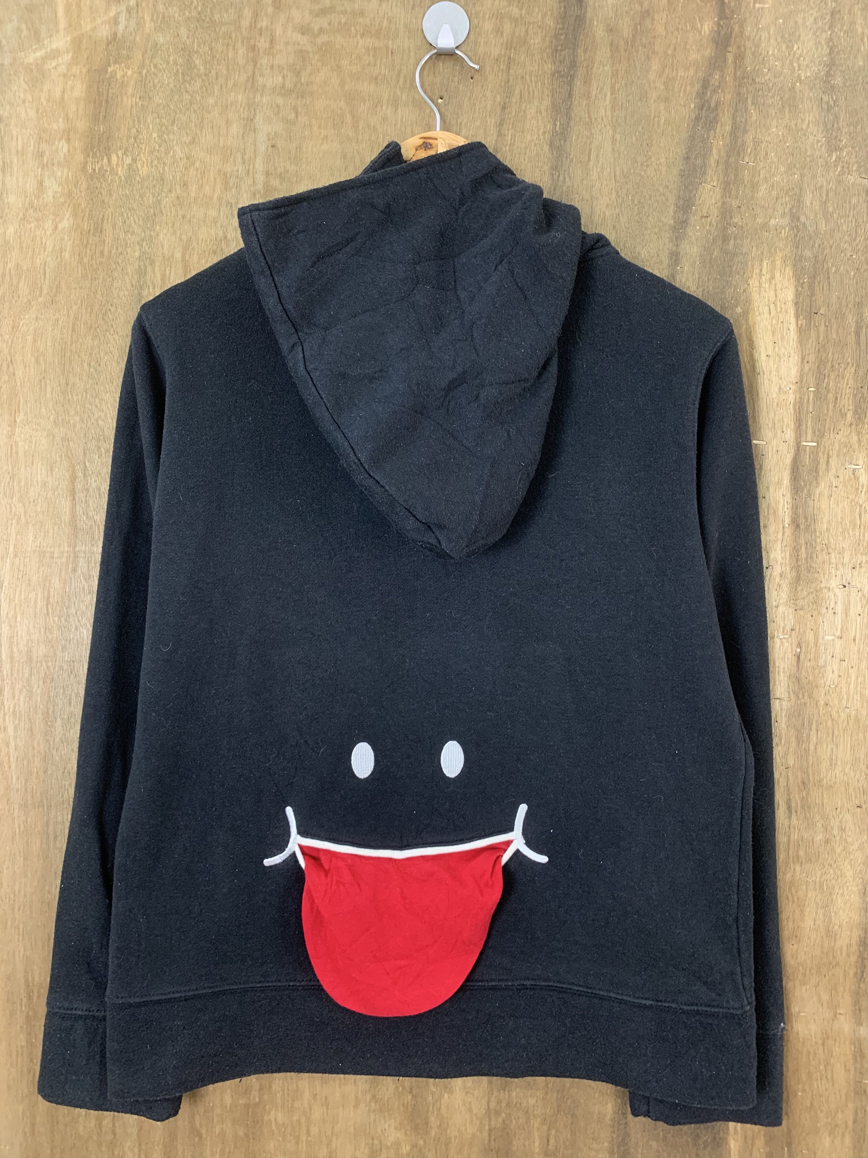 Japanese Brand Hoodies UP Smile Black Big Logo Japan Branded Like Kapital Size US M / EU 48-50 / 2 - 12 Thumbnail