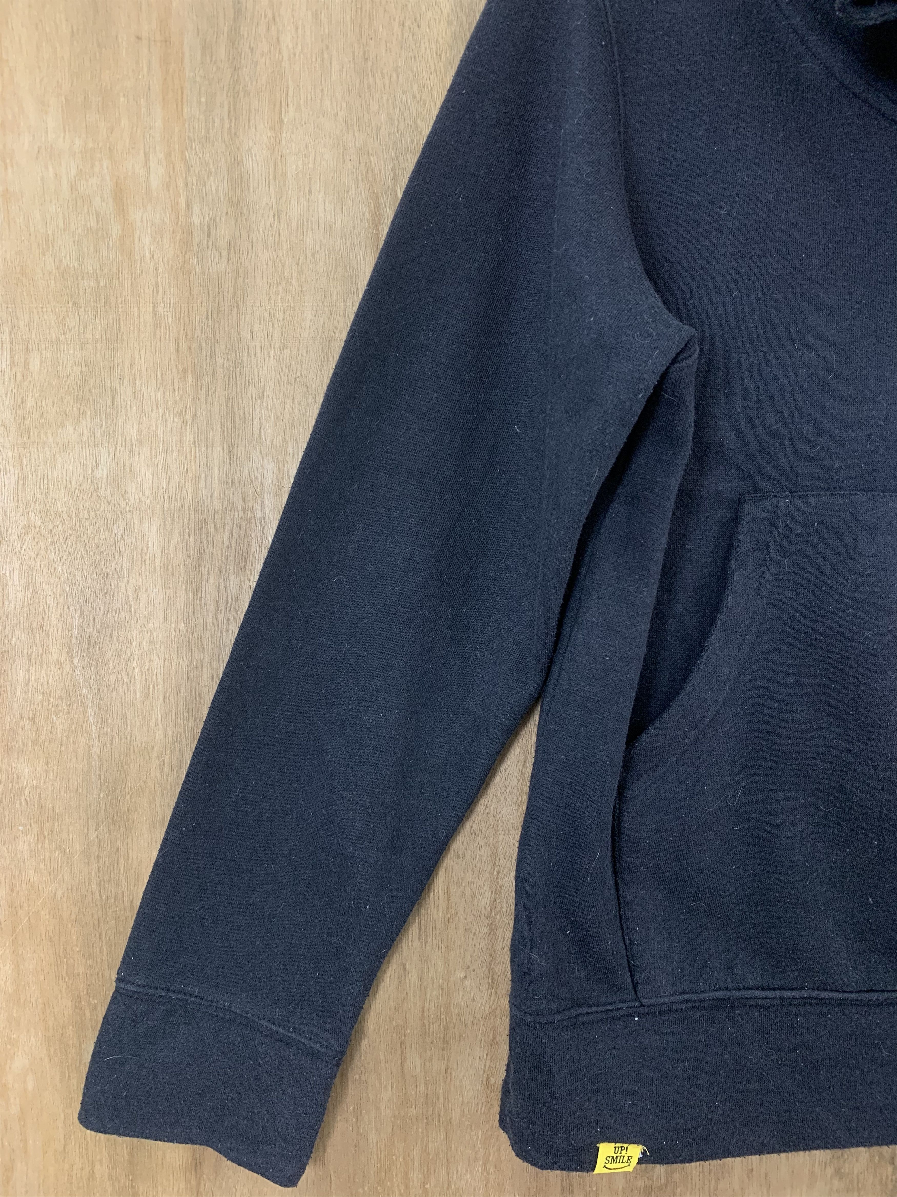 Japanese Brand Hoodies UP Smile Black Big Logo Japan Branded Like Kapital Size US M / EU 48-50 / 2 - 8 Thumbnail