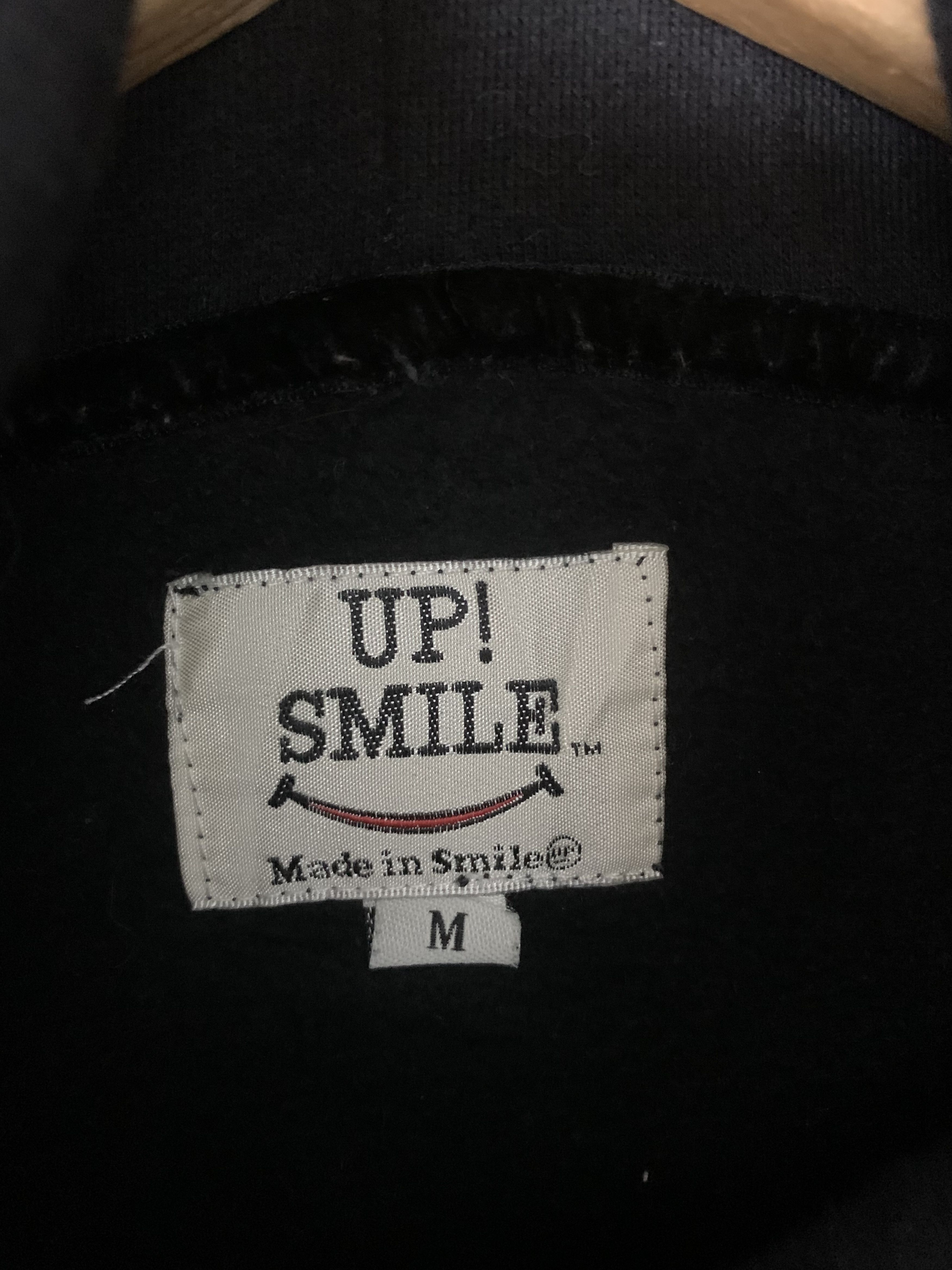 Japanese Brand Hoodies UP Smile Black Big Logo Japan Branded Like Kapital Size US M / EU 48-50 / 2 - 16 Thumbnail