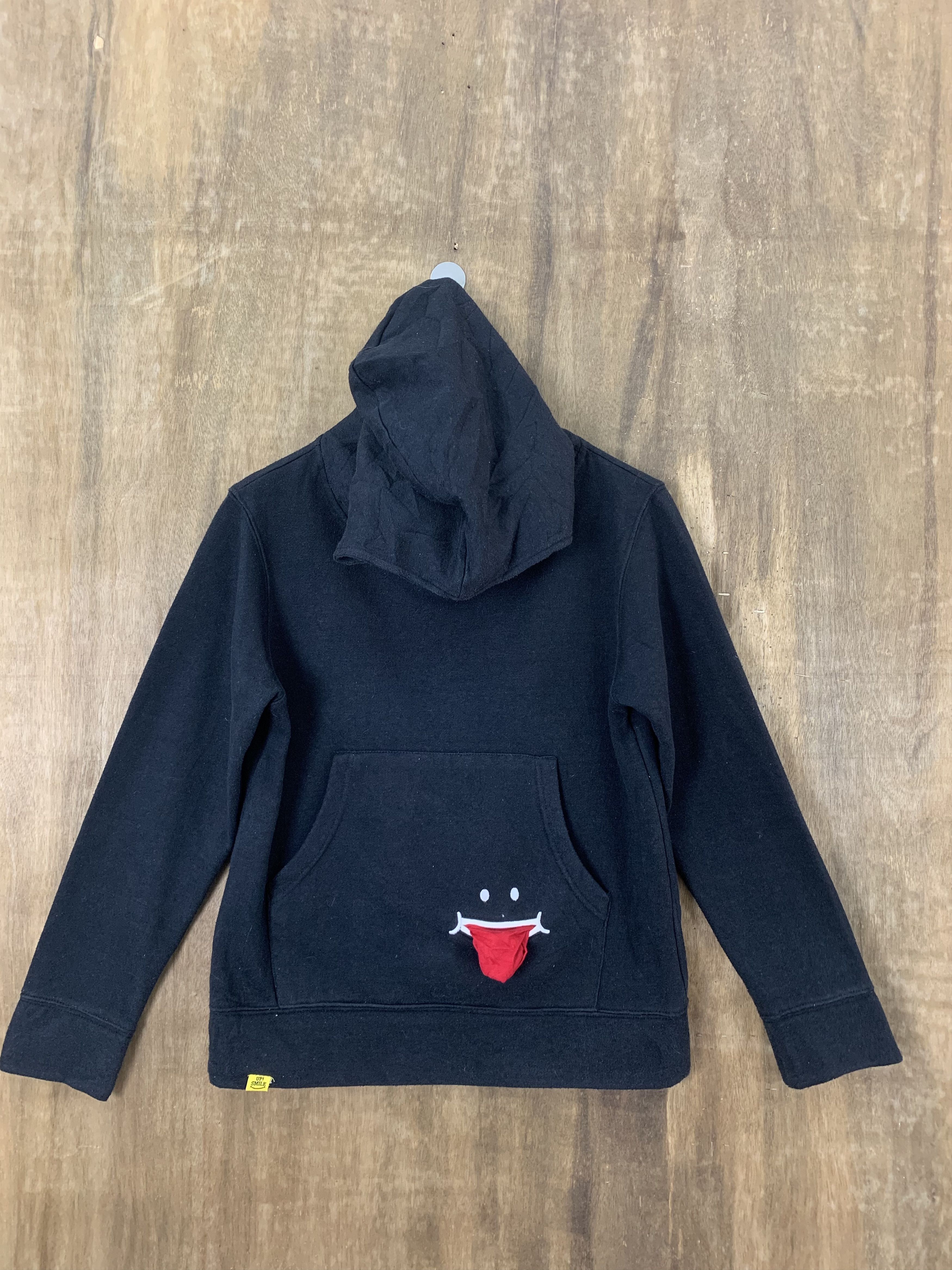 Japanese Brand Hoodies UP Smile Black Big Logo Japan Branded Like Kapital Size US M / EU 48-50 / 2 - 11 Thumbnail