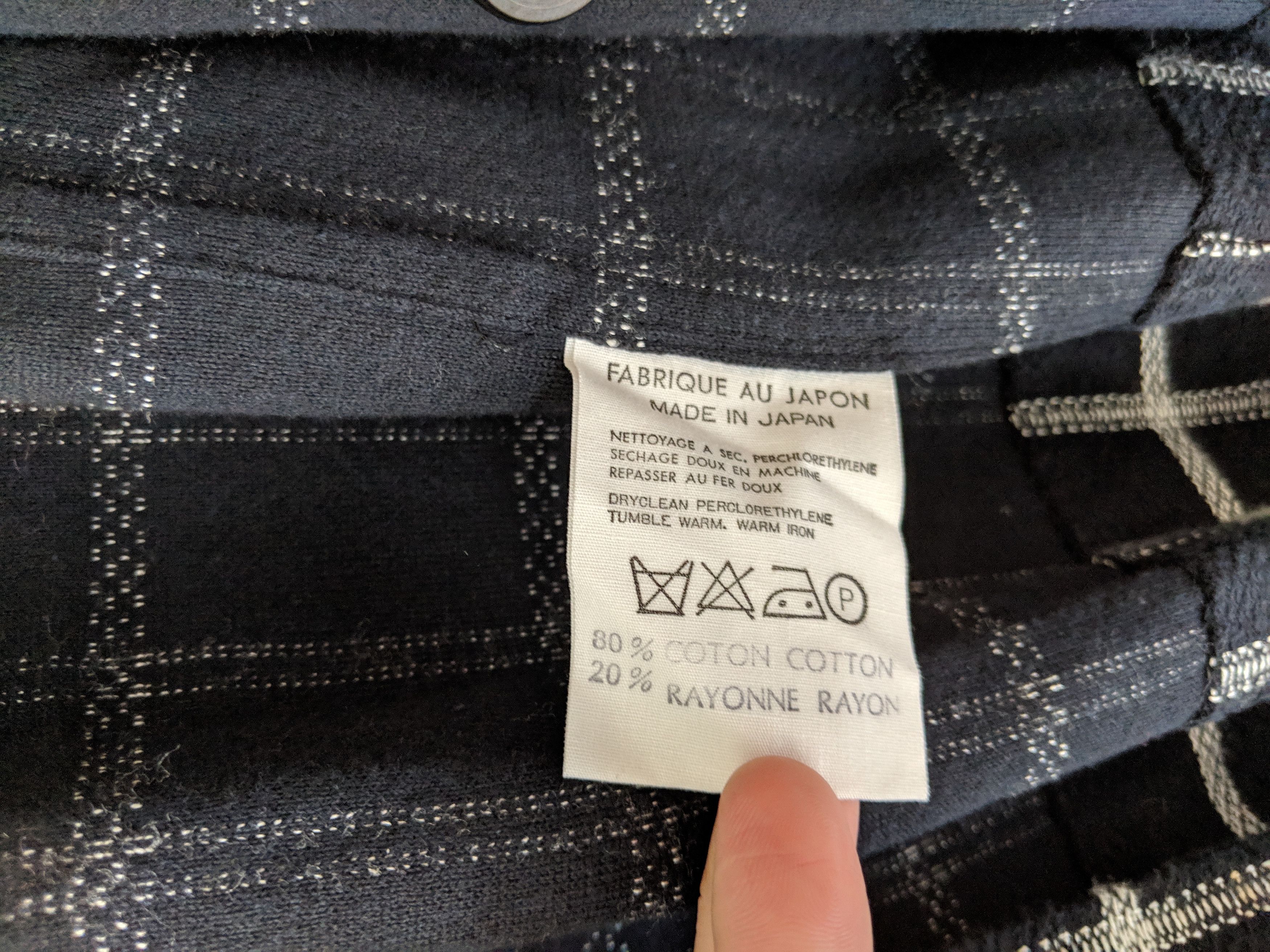 Yohji Yamamoto 80's Window Pane Jacket Size US M / EU 48-50 / 2 - 4 Thumbnail