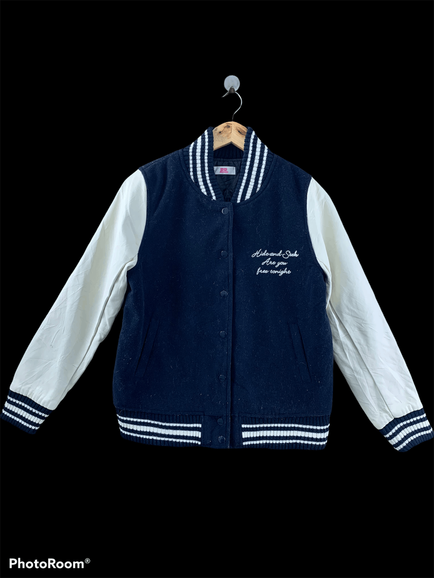 Japanese Brand Varsity Jacket Ryu Ryu Japanese Branded Streetwear Size US S / EU 44-46 / 1 - 1 Thumbnail