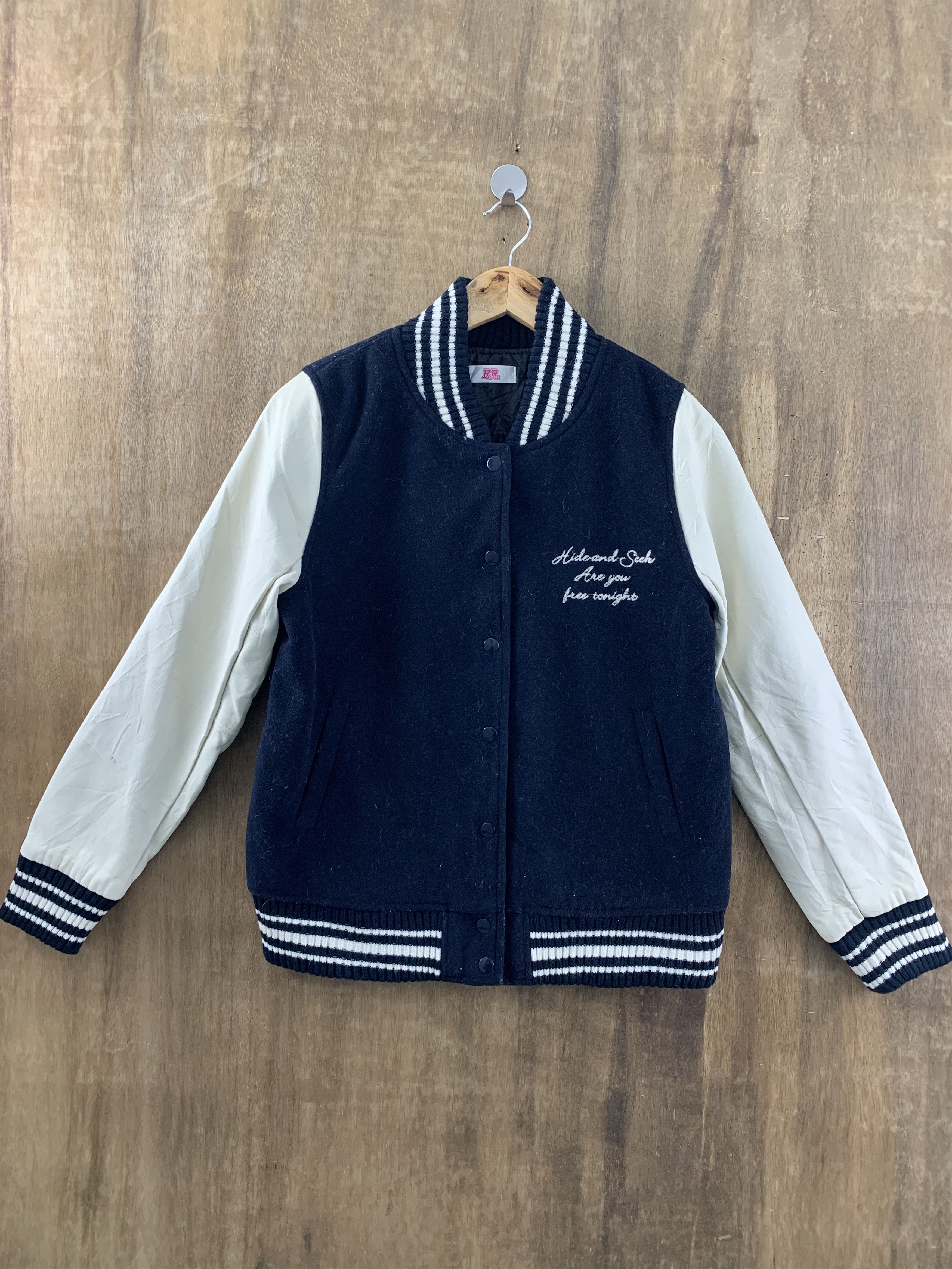 Japanese Brand Varsity Jacket Ryu Ryu Japanese Branded Streetwear Size US S / EU 44-46 / 1 - 3 Thumbnail