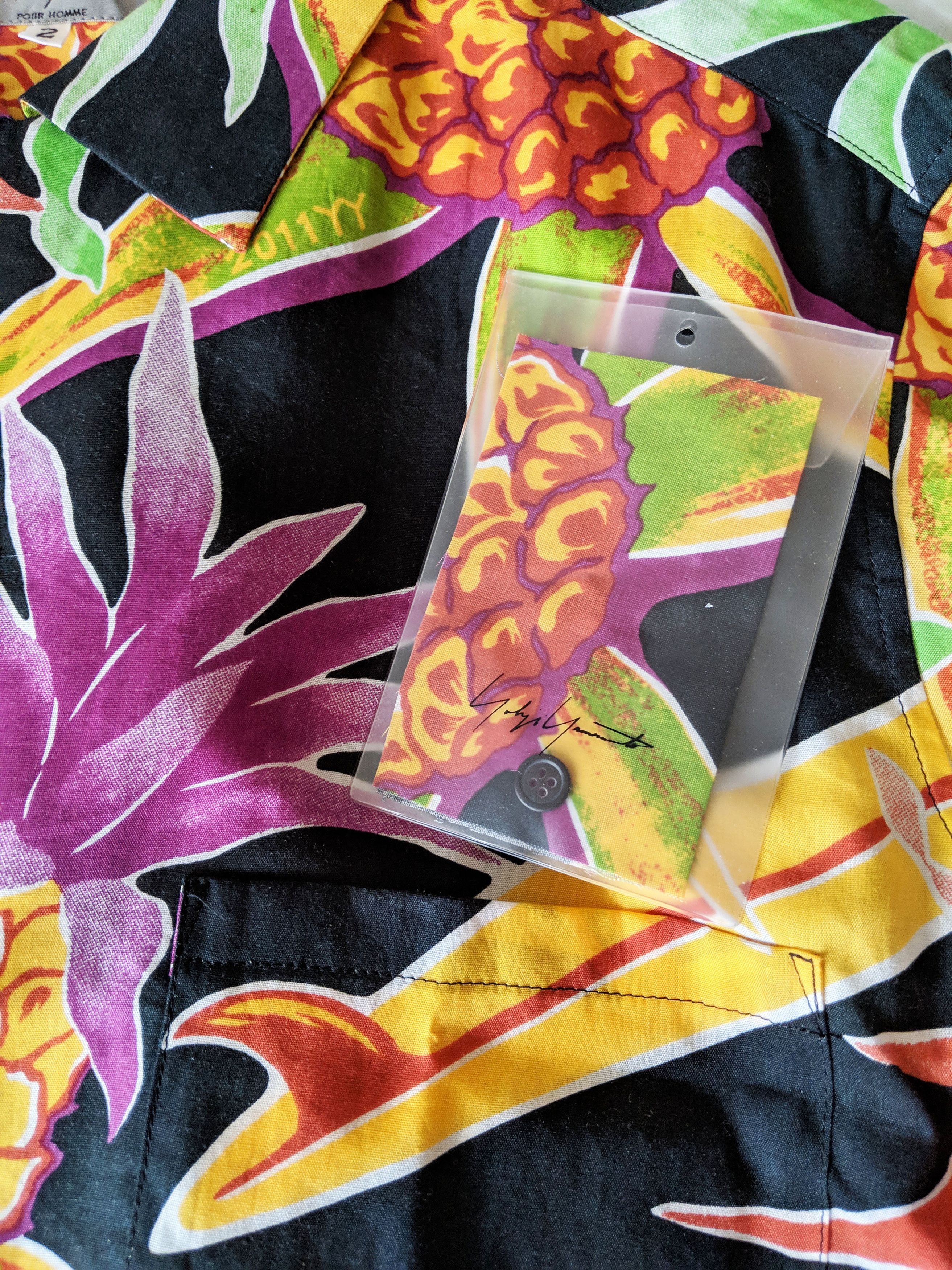 Yohji Yamamoto SS'11 Tropical Print Shirt Size US M / EU 48-50 / 2 - 4 Thumbnail