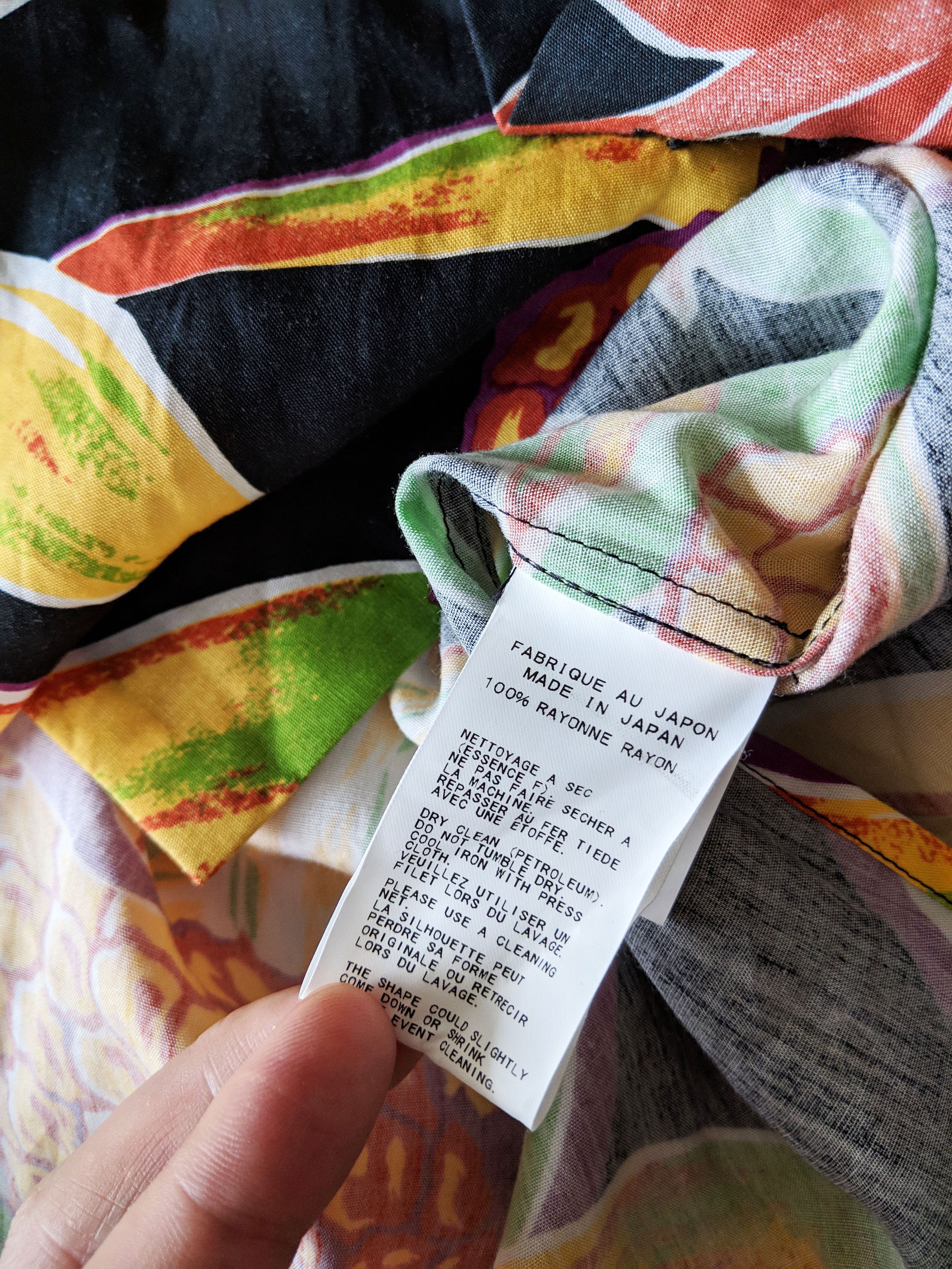 Yohji Yamamoto SS'11 Tropical Print Shirt Size US M / EU 48-50 / 2 - 5 Thumbnail