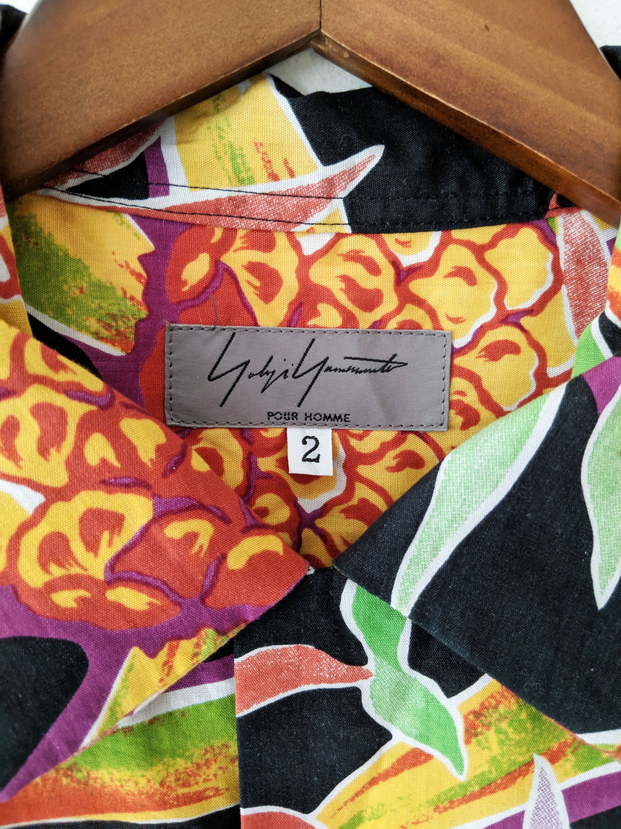 Yohji Yamamoto SS'11 Tropical Print Shirt Size US M / EU 48-50 / 2 - 3 Thumbnail