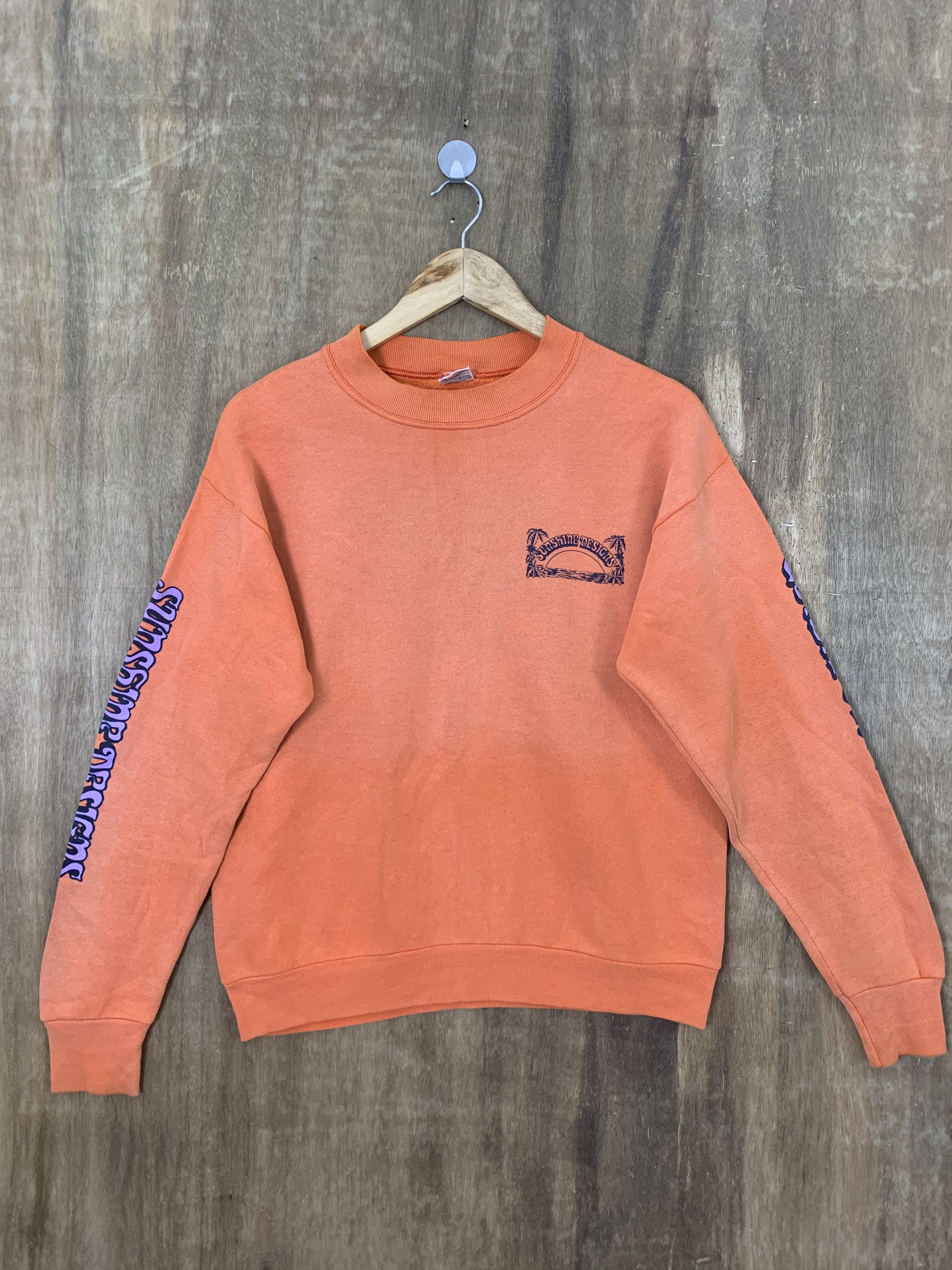 Fruit Of The Loom 💥VINTAGE 90's💥Sweatshirts Sunshine California Big Logo Size US M / EU 48-50 / 2 - 4 Thumbnail