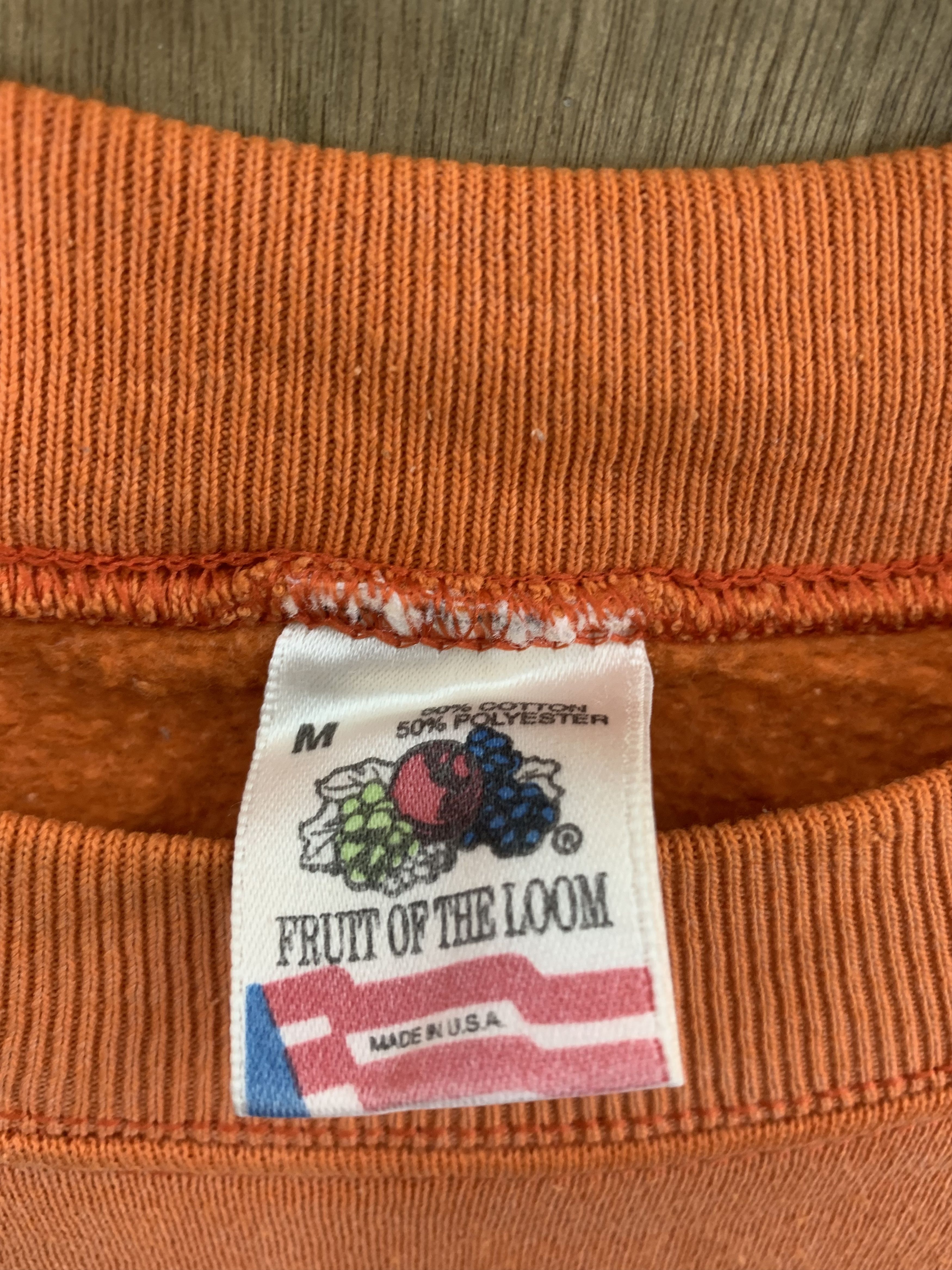 Fruit Of The Loom 💥VINTAGE 90's💥Sweatshirts Sunshine California Big Logo Size US M / EU 48-50 / 2 - 10 Thumbnail