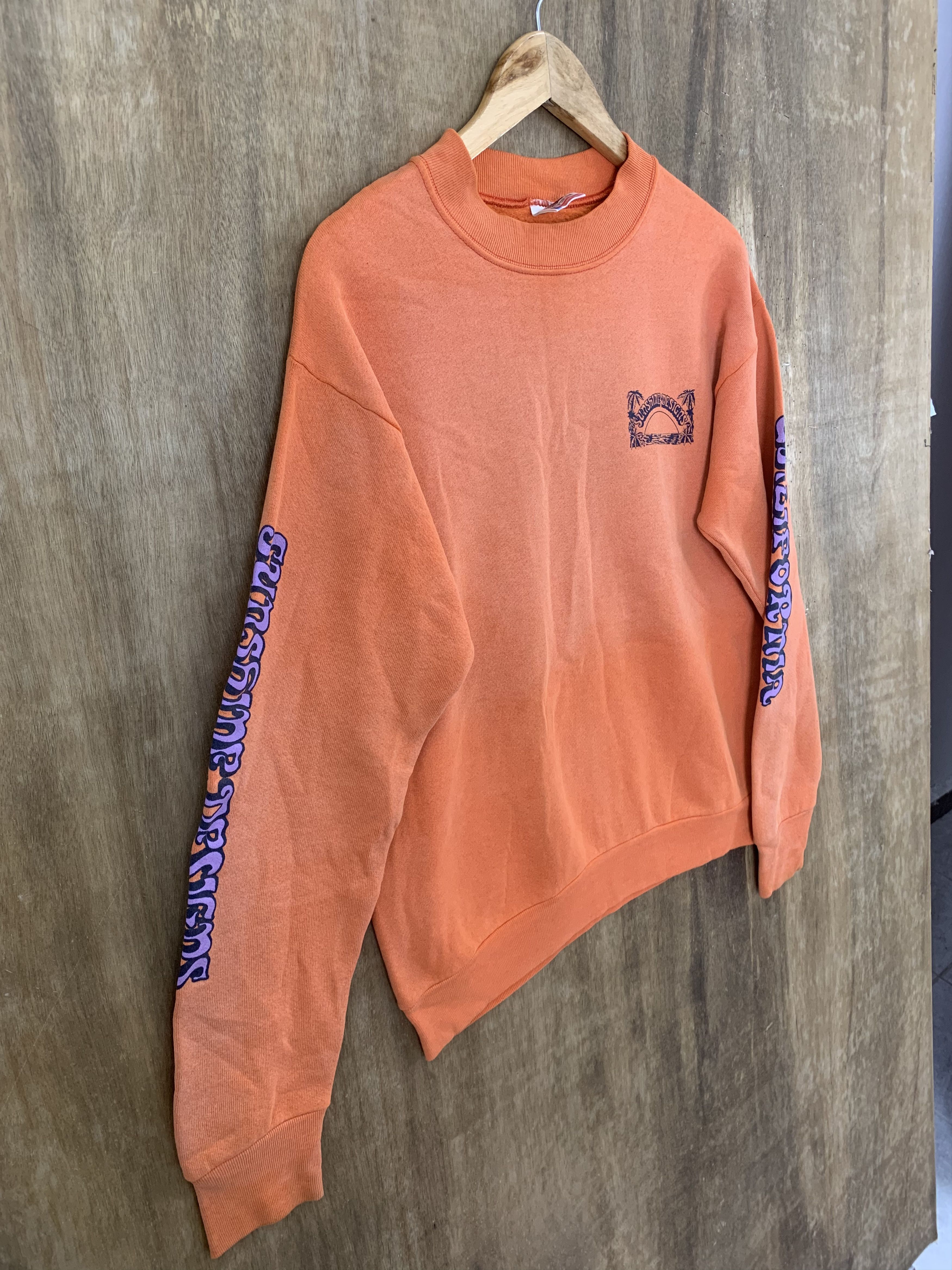 Fruit Of The Loom 💥VINTAGE 90's💥Sweatshirts Sunshine California Big Logo Size US M / EU 48-50 / 2 - 8 Thumbnail