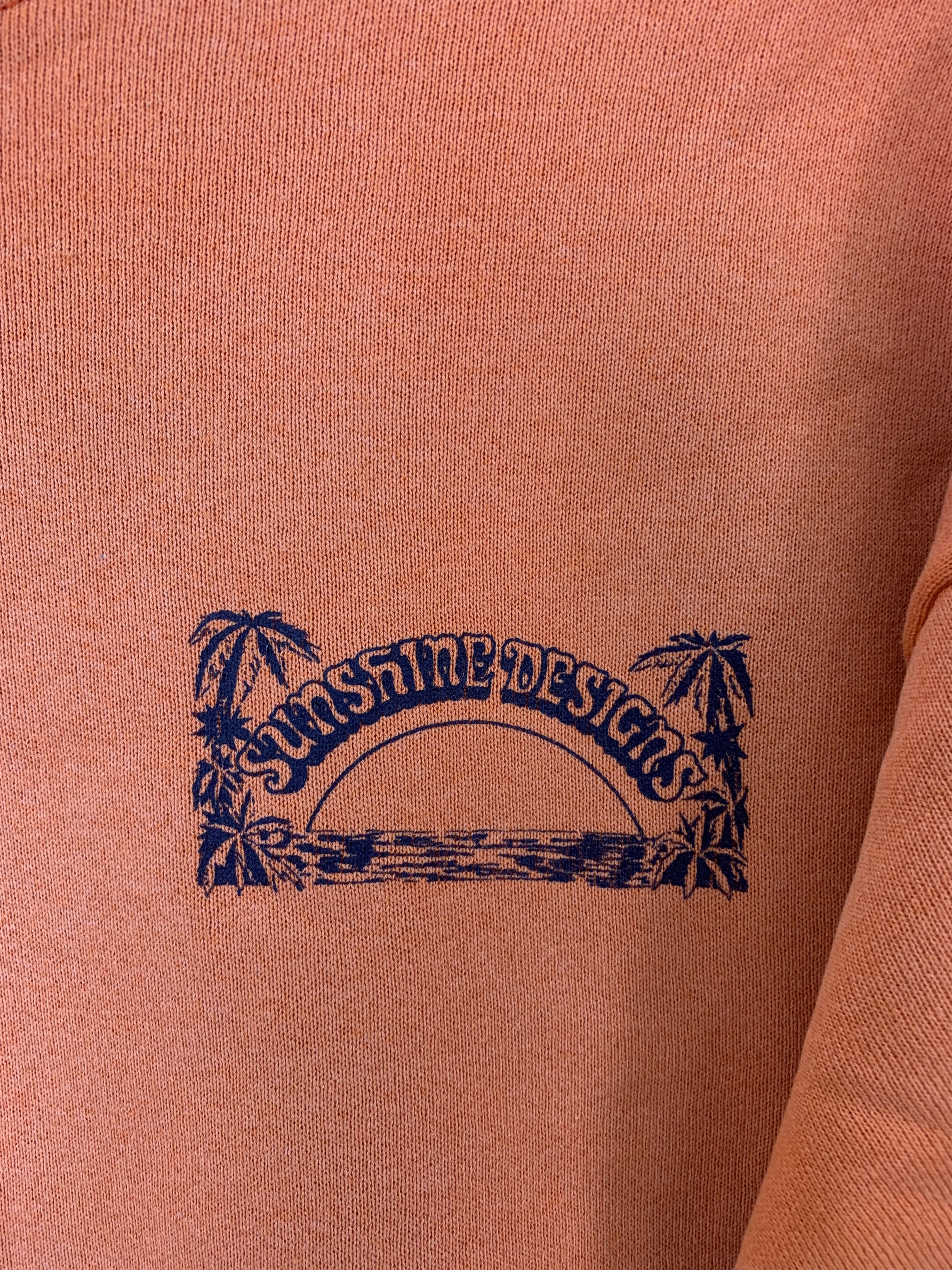 Fruit Of The Loom 💥VINTAGE 90's💥Sweatshirts Sunshine California Big Logo Size US M / EU 48-50 / 2 - 6 Thumbnail