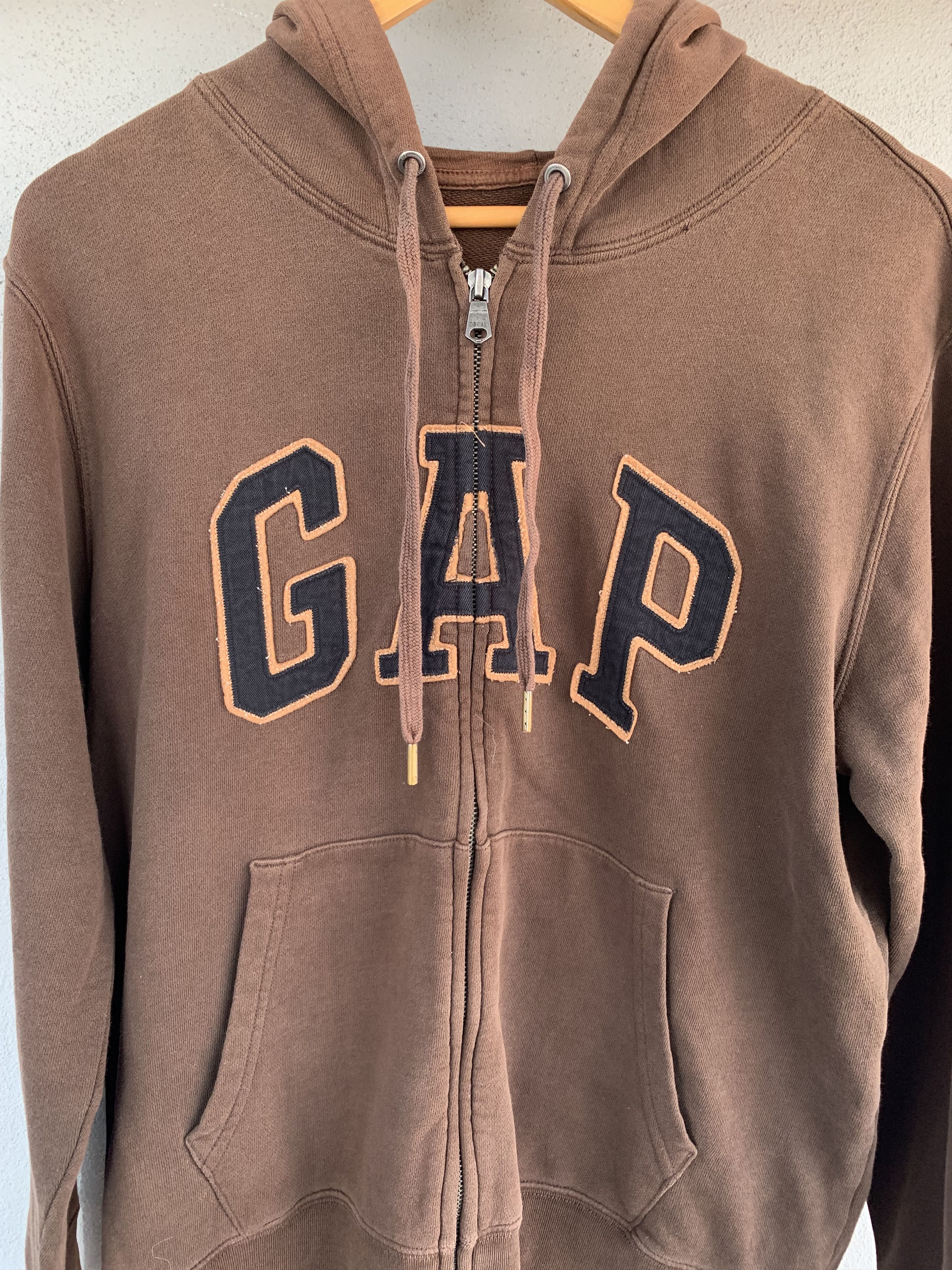 Gap 💥DROP💥GAP Brown Hoodie Spellout Travis Scott Style Size US M / EU 48-50 / 2 - 12 Thumbnail