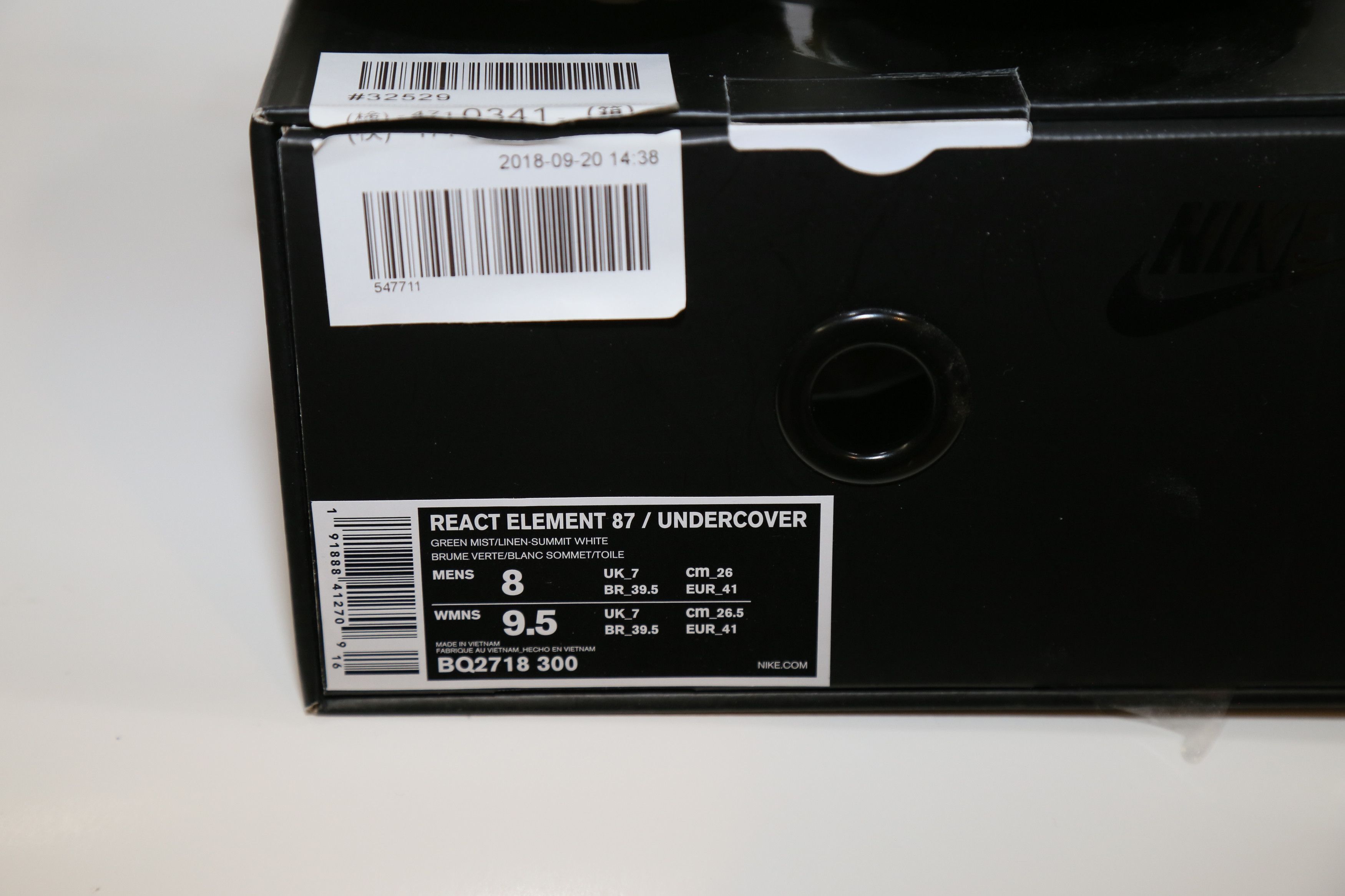 Nike Element React 87 Green Mist Size US 8 / EU 41 - 6 Thumbnail