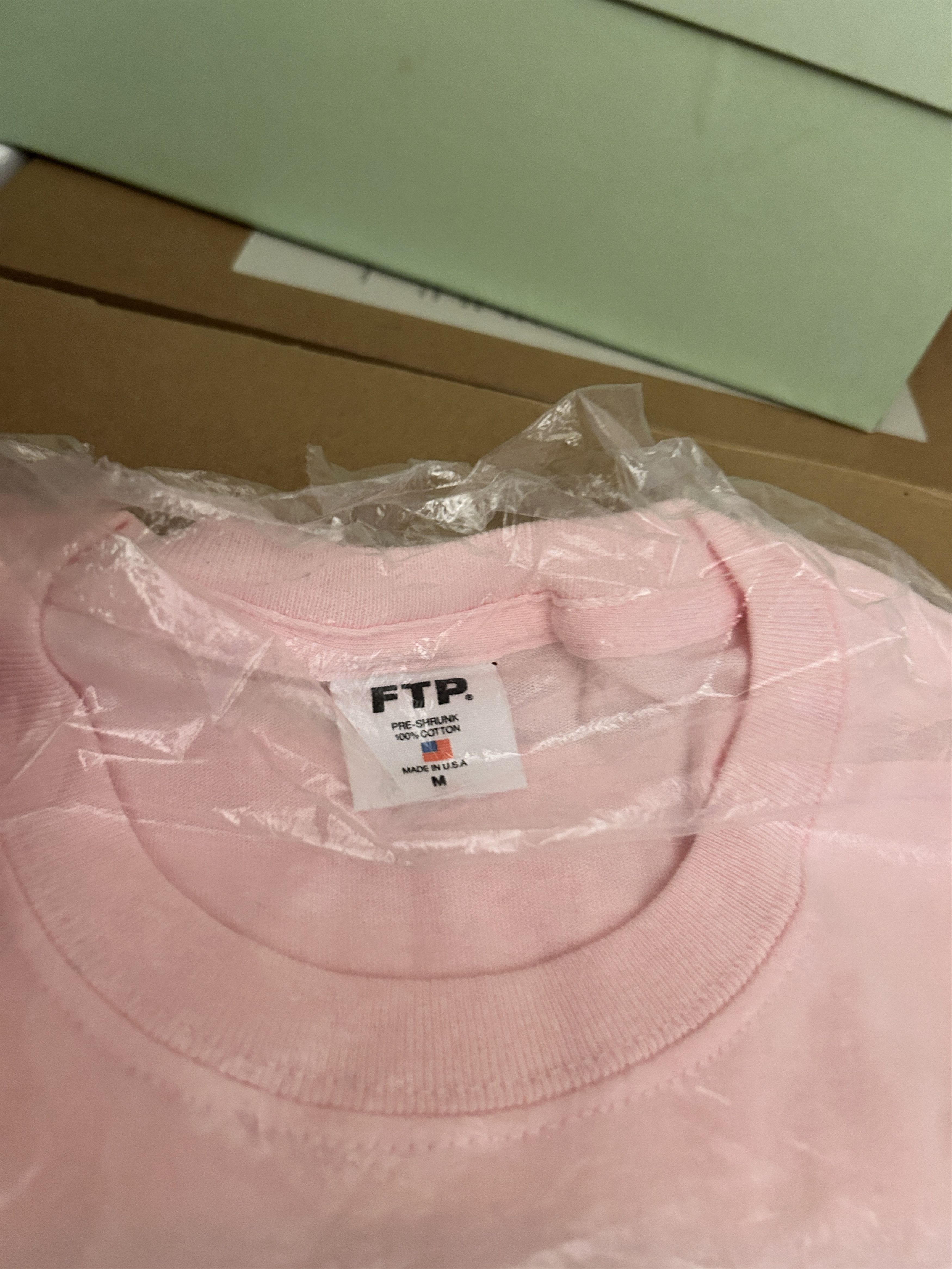 Fuck The Population FTP outer glow Pink T-shirt tee logo F the population Size US M / EU 48-50 / 2 - 3 Thumbnail