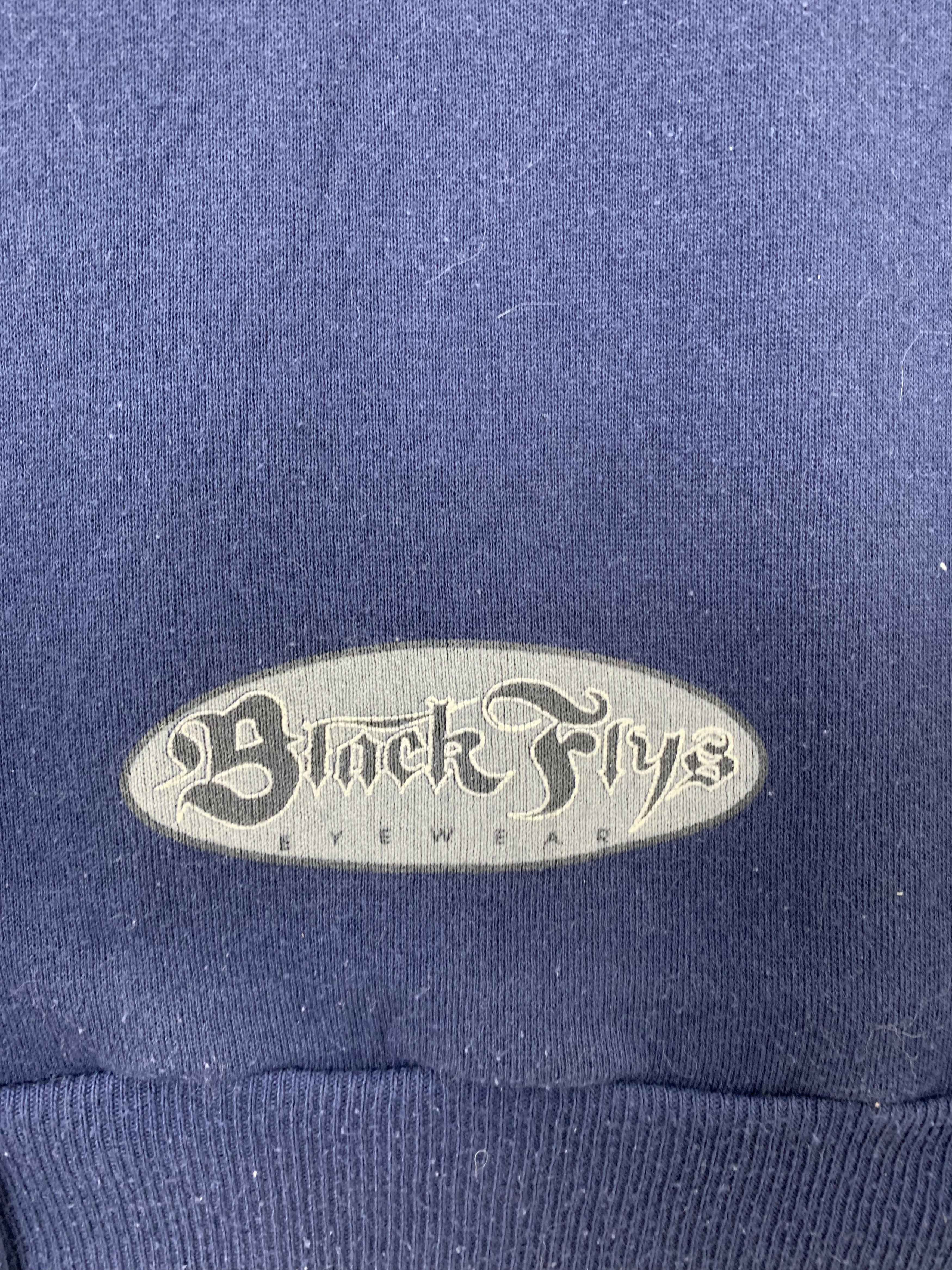 Hook-Ups 💥TRUE 90's BLACK FLYS EYEWEAR HOODIES VINTAGE Size US L / EU 52-54 / 3 - 10 Thumbnail