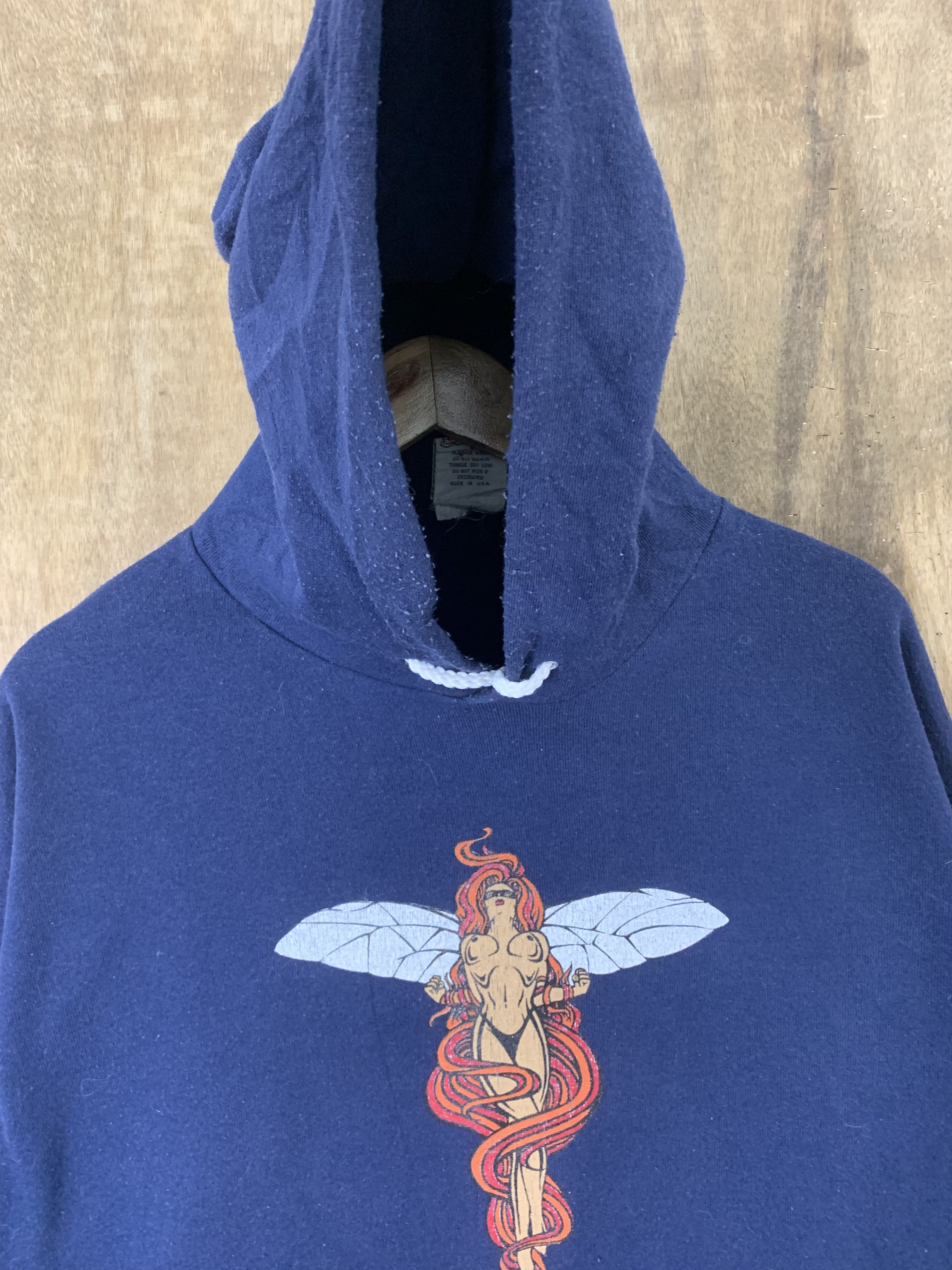 Hook-Ups 💥TRUE 90's BLACK FLYS EYEWEAR HOODIES VINTAGE Size US L / EU 52-54 / 3 - 7 Thumbnail