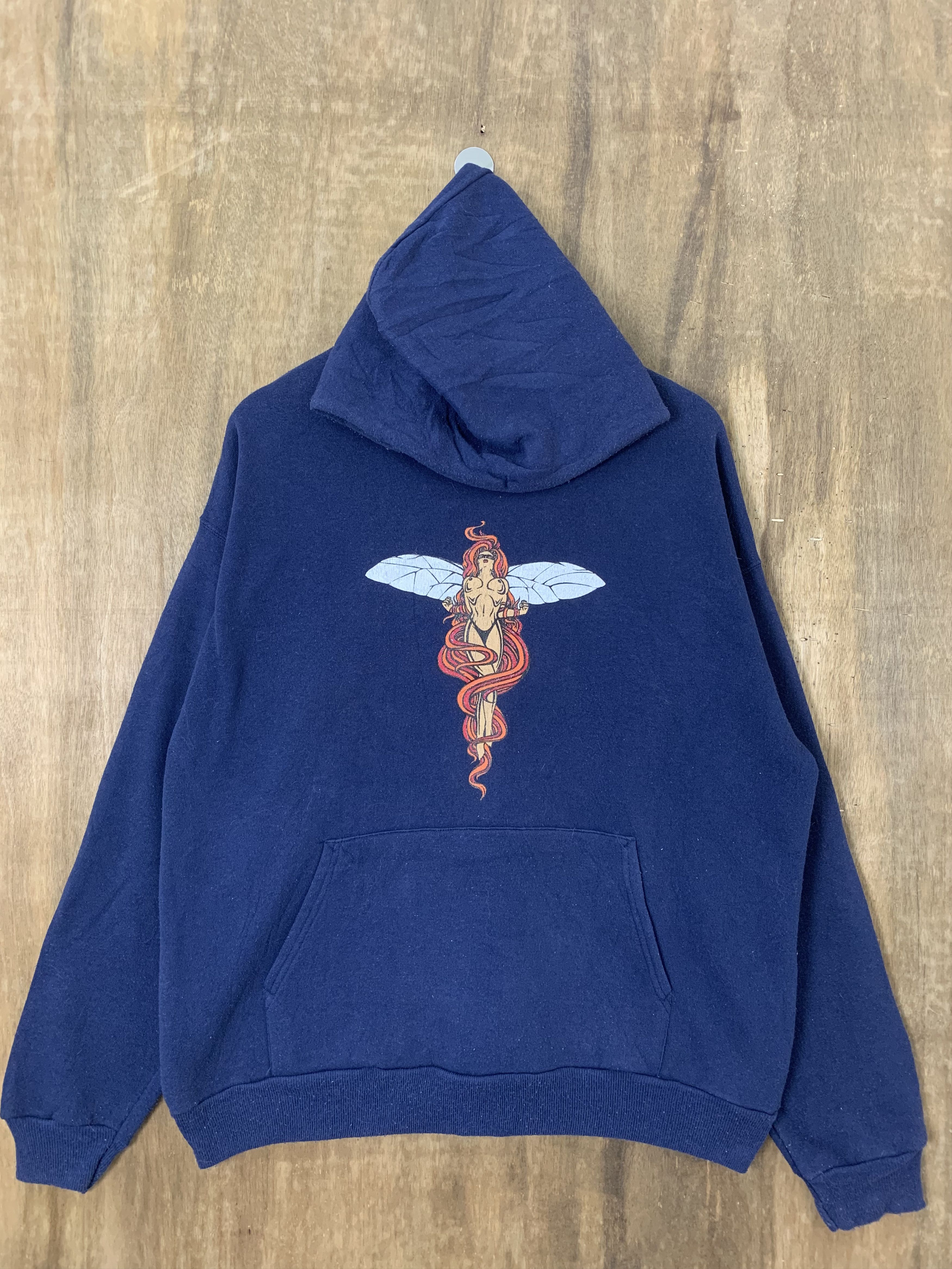 Hook-Ups 💥TRUE 90's BLACK FLYS EYEWEAR HOODIES VINTAGE Size US L / EU 52-54 / 3 - 2 Thumbnail