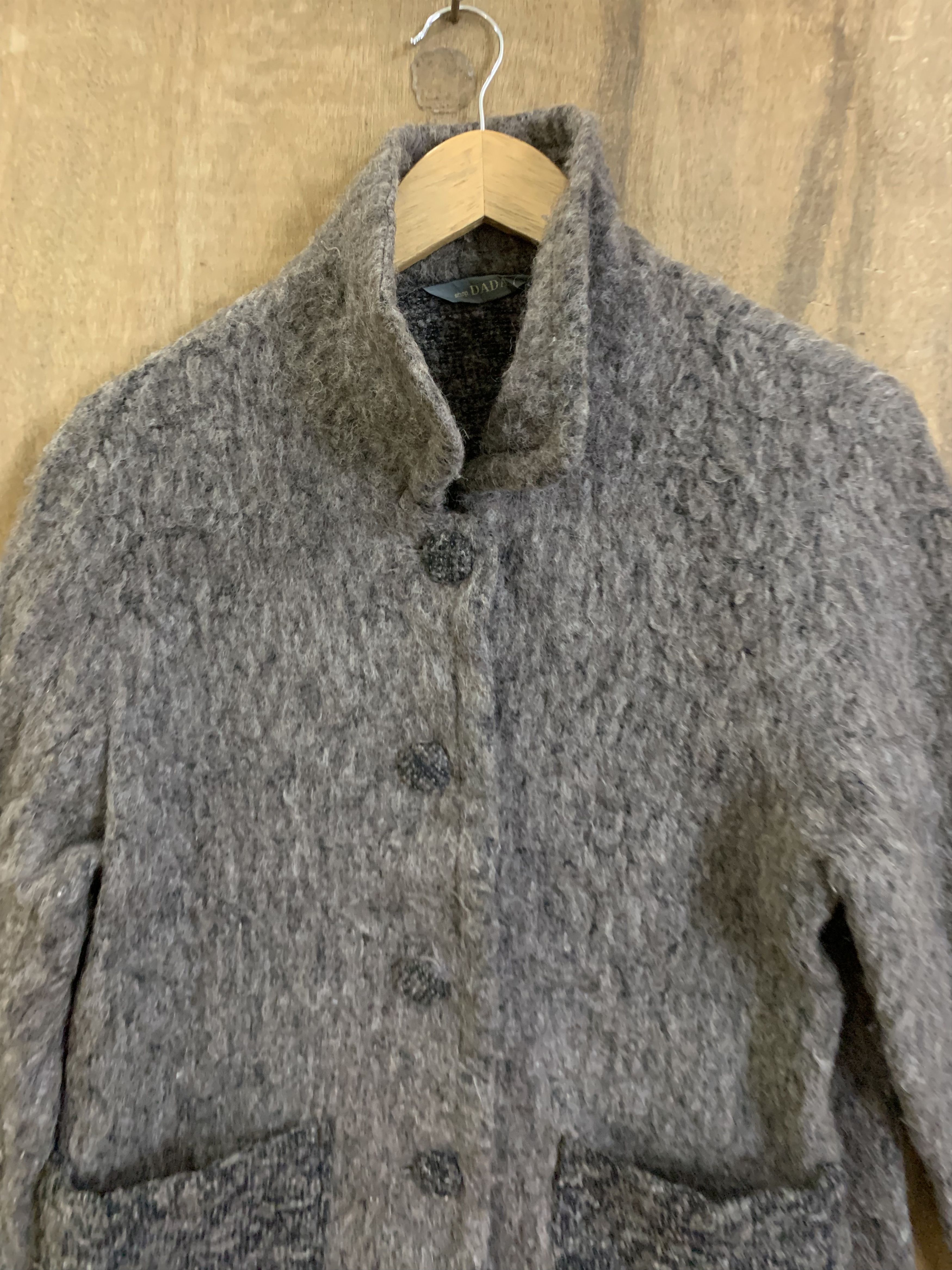 Japanese Brand Cardigan Mohair Style Vintage Grey Size S / US 4 / IT 40 - 3 Thumbnail