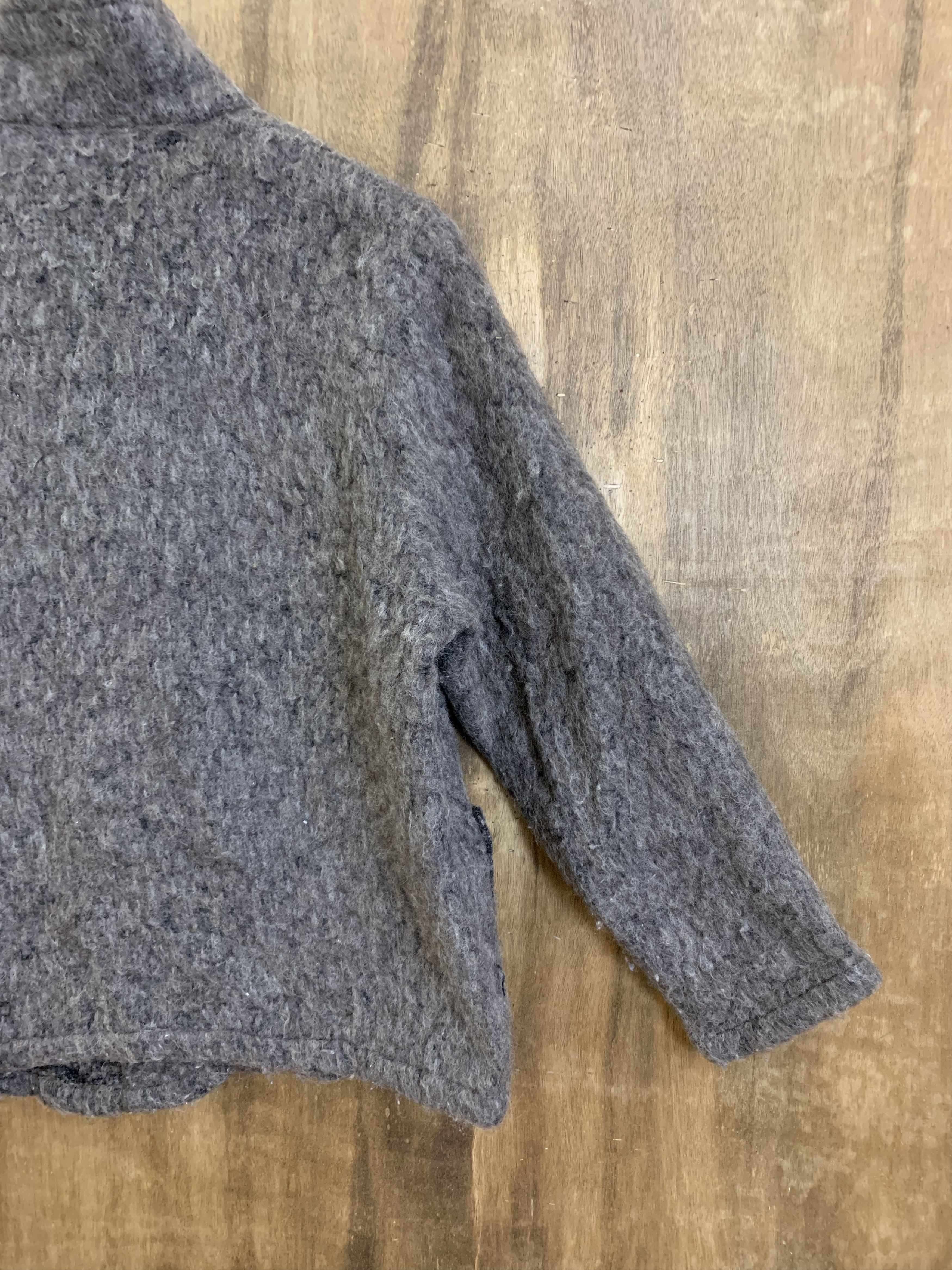 Japanese Brand Cardigan Mohair Style Vintage Grey Size S / US 4 / IT 40 - 11 Thumbnail
