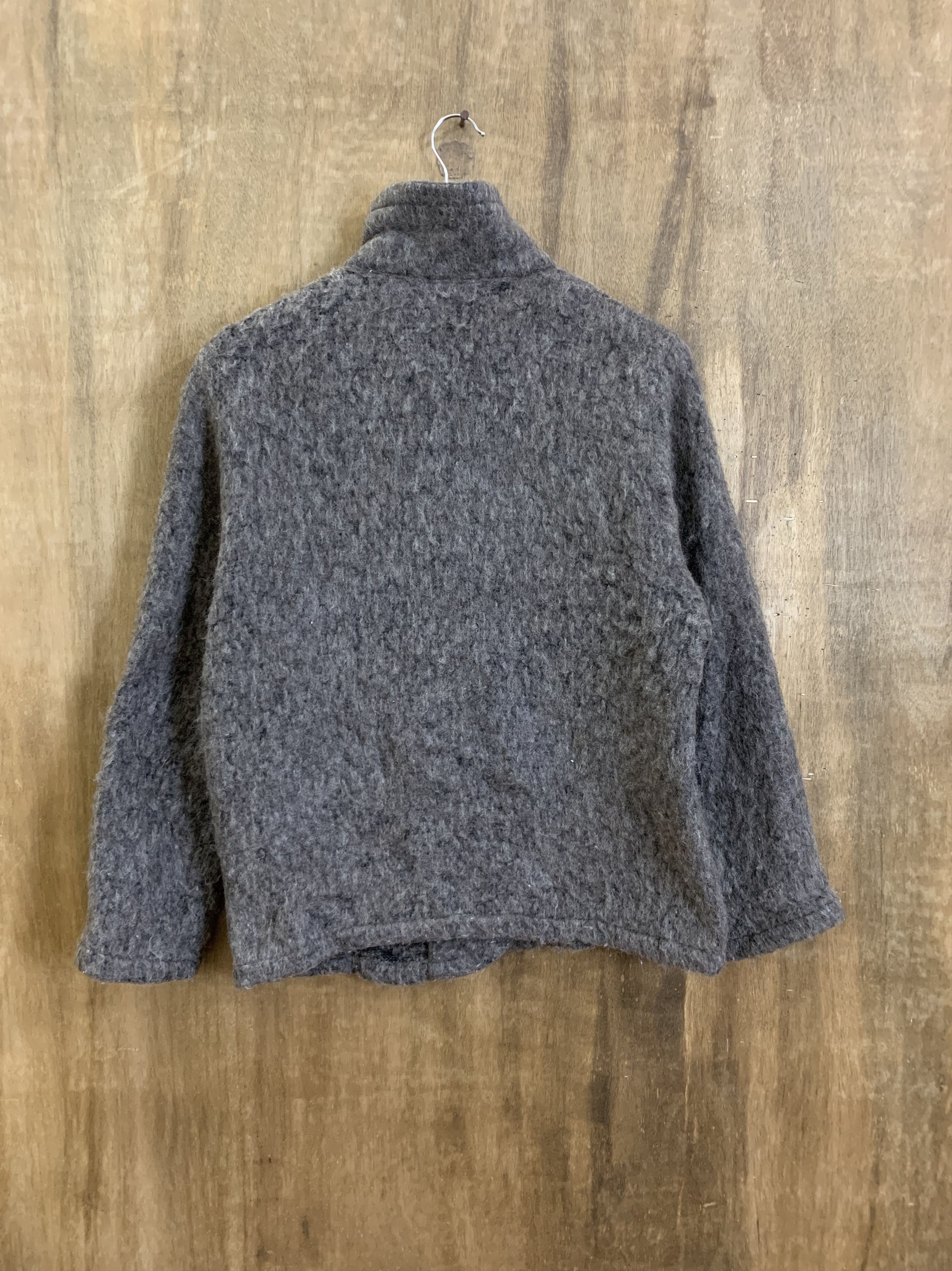 Japanese Brand Cardigan Mohair Style Vintage Grey Size S / US 4 / IT 40 - 2 Thumbnail