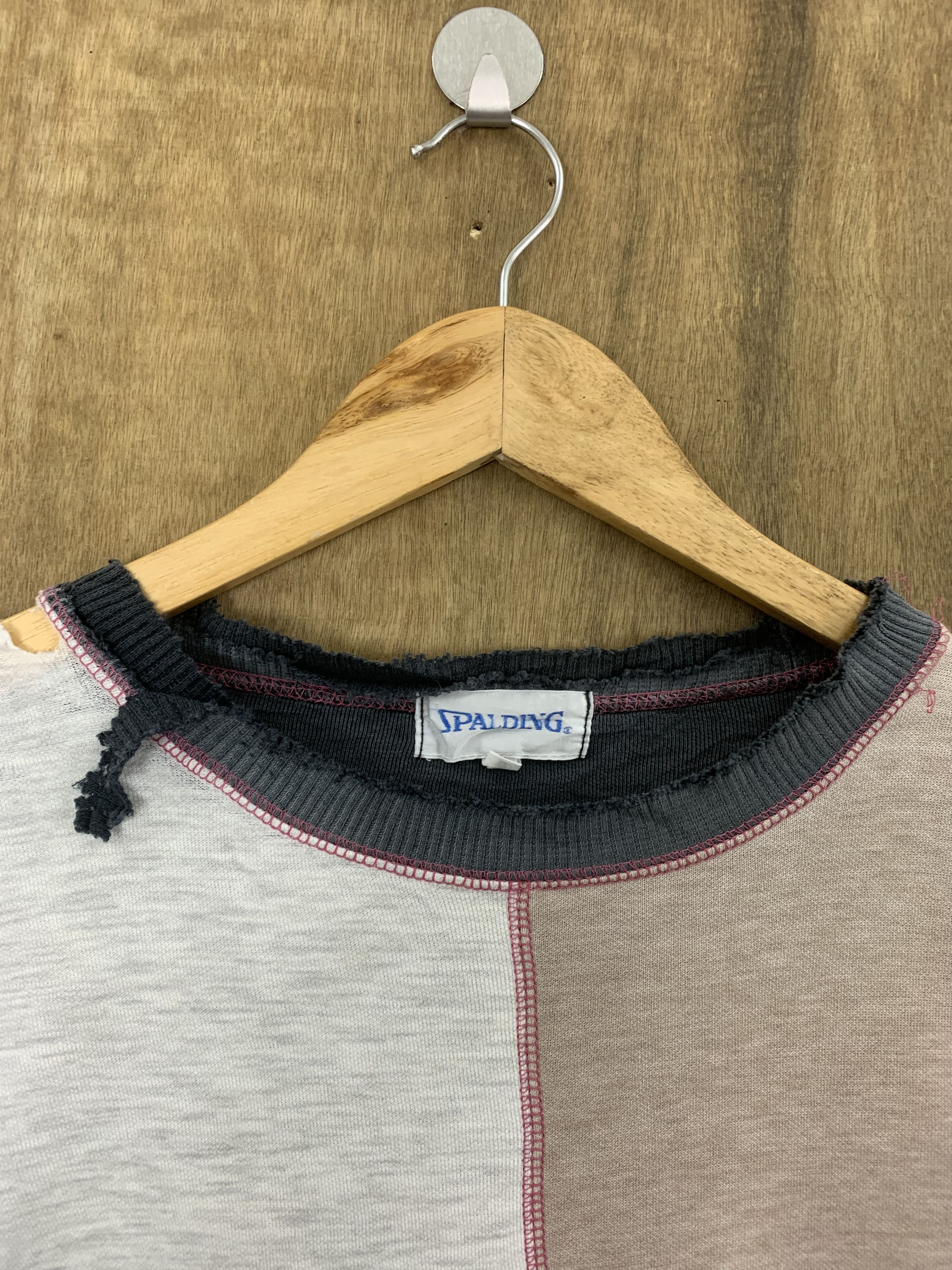 Spalding 💥VINTAGE💥Spalding Sweatshirts Colour Box Embrioded Rare Size US L / EU 52-54 / 3 - 6 Thumbnail