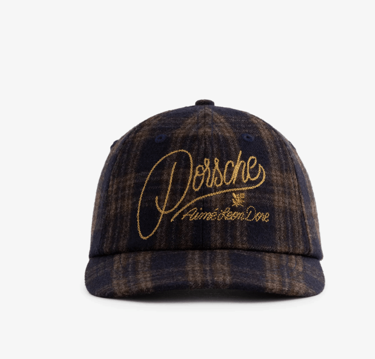 Aime Leon Dore × Porsche Design Aime Leon Dore x Porsche 356 Plaid Wool Hat Navy Size ONE SIZE - 1 Thumbnail