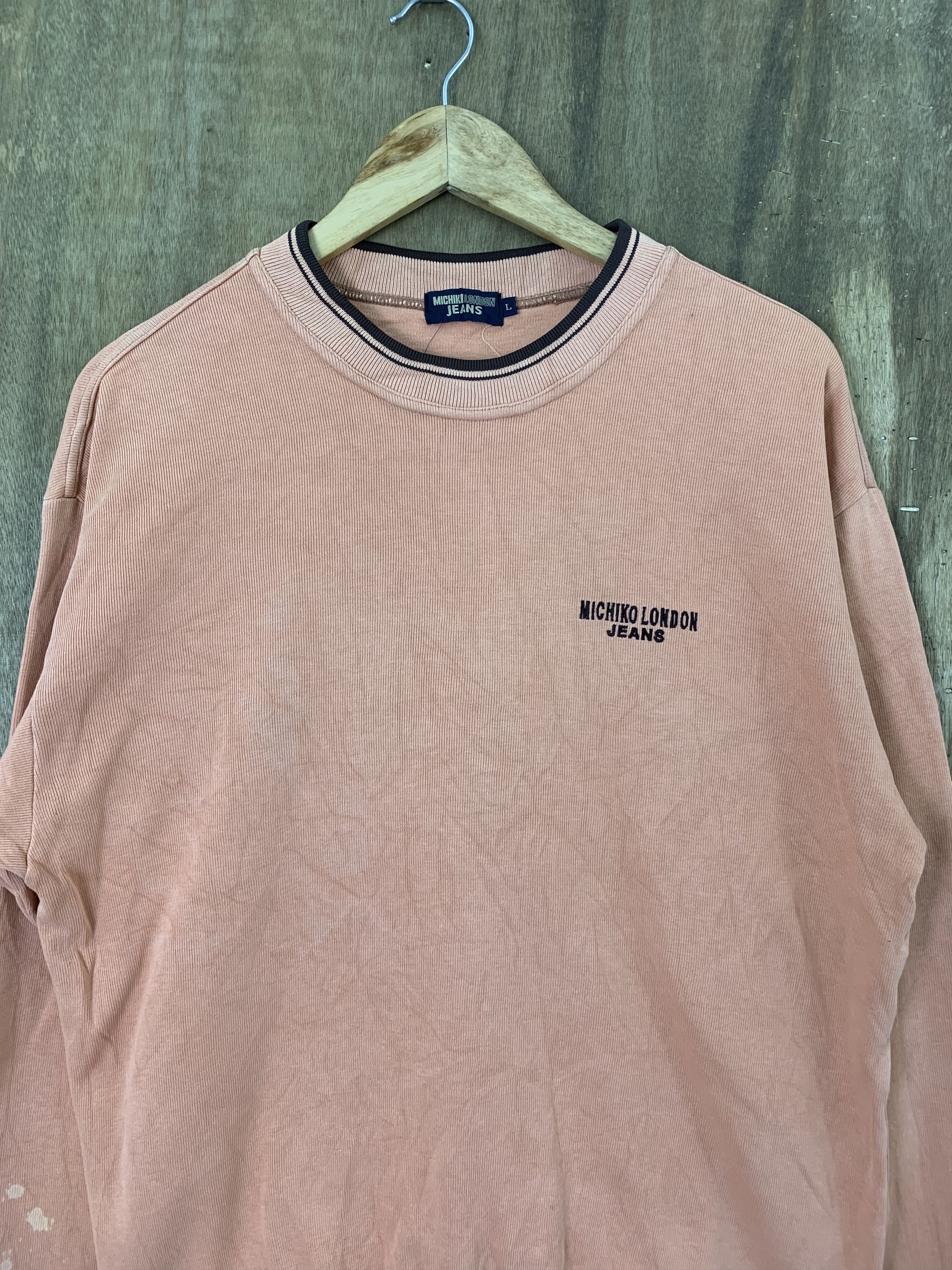 Japanese Brand Michiko London Jeans Sweatshirts Japanese Branded Spellout Size US M / EU 48-50 / 2 - 14 Thumbnail
