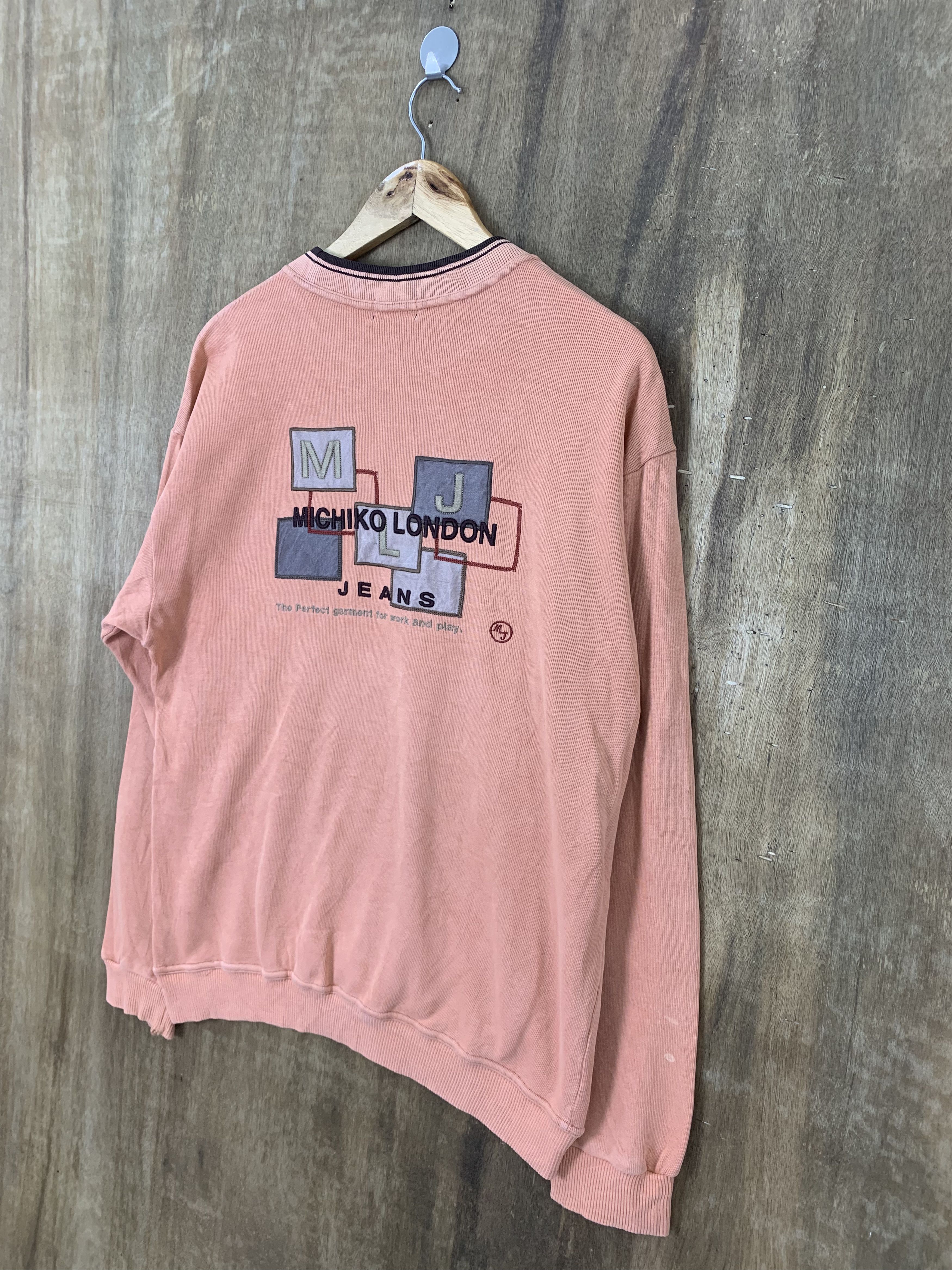 Japanese Brand Michiko London Jeans Sweatshirts Japanese Branded Spellout Size US M / EU 48-50 / 2 - 4 Thumbnail