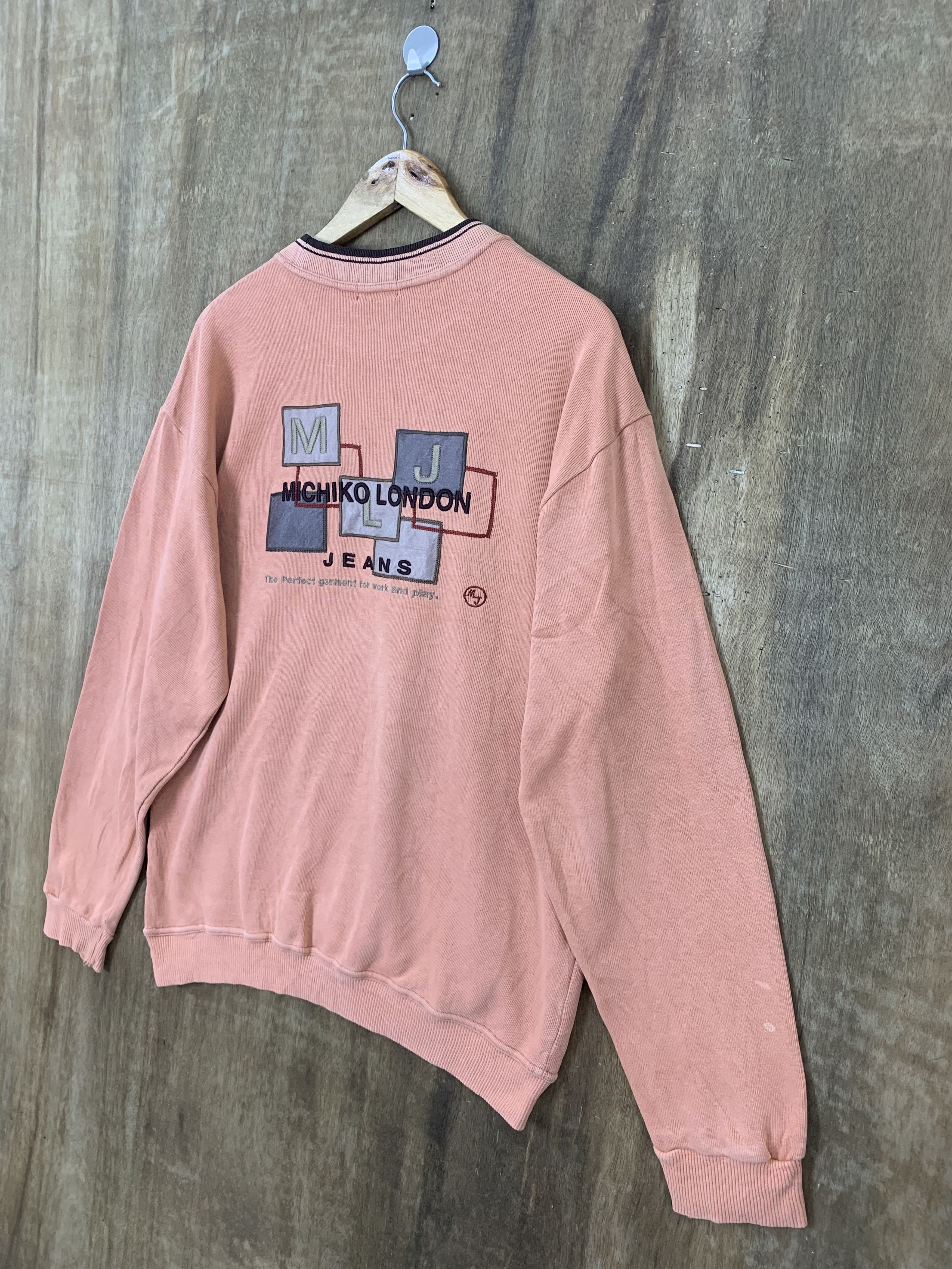 Japanese Brand Michiko London Jeans Sweatshirts Japanese Branded Spellout Size US M / EU 48-50 / 2 - 5 Thumbnail