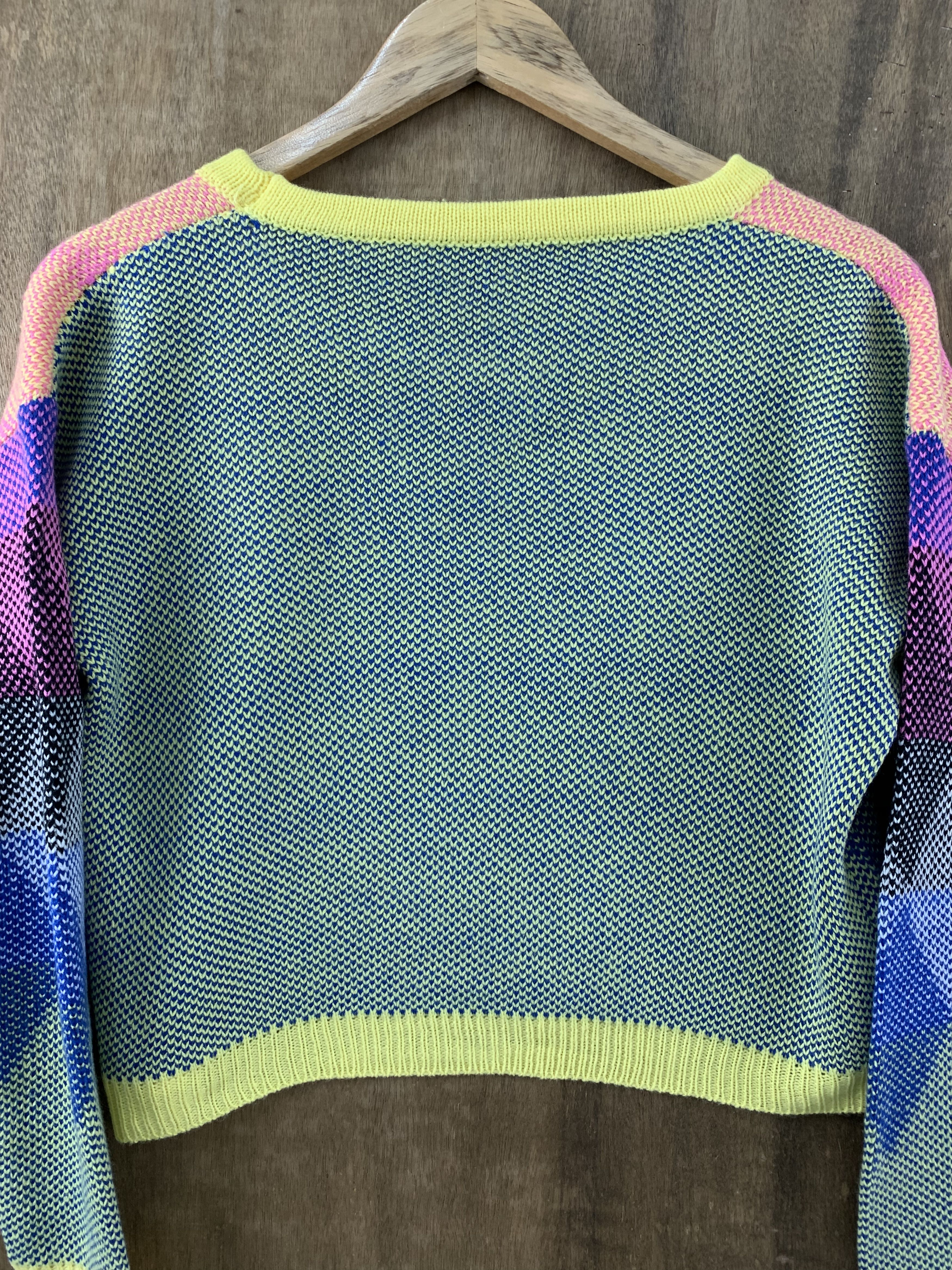 Japanese Brand CROP TOPS RAINBOW COLOUR DIAMOND STREETWEAR Size S / US 4 / IT 40 - 15 Thumbnail