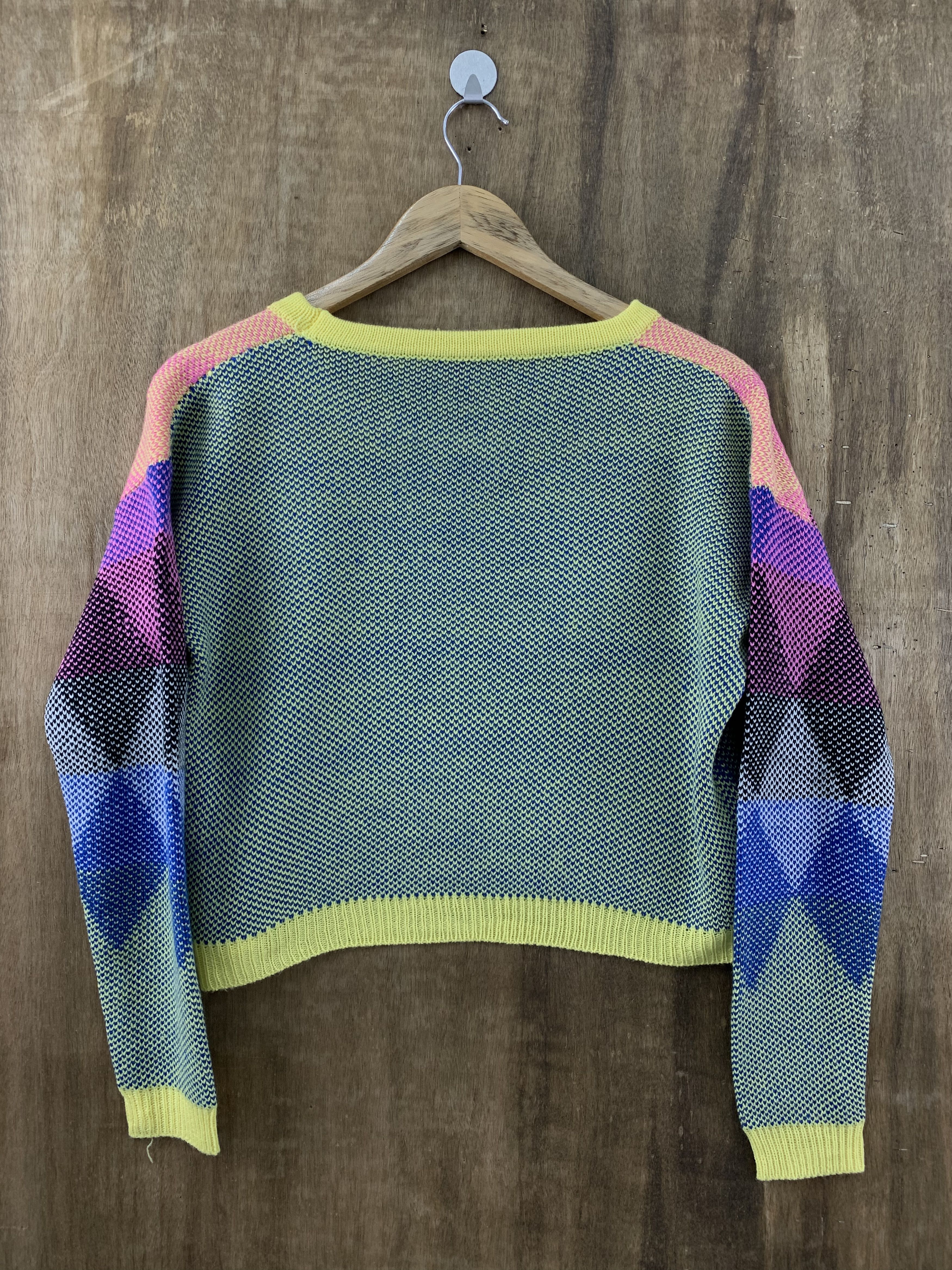 Japanese Brand CROP TOPS RAINBOW COLOUR DIAMOND STREETWEAR Size S / US 4 / IT 40 - 8 Thumbnail