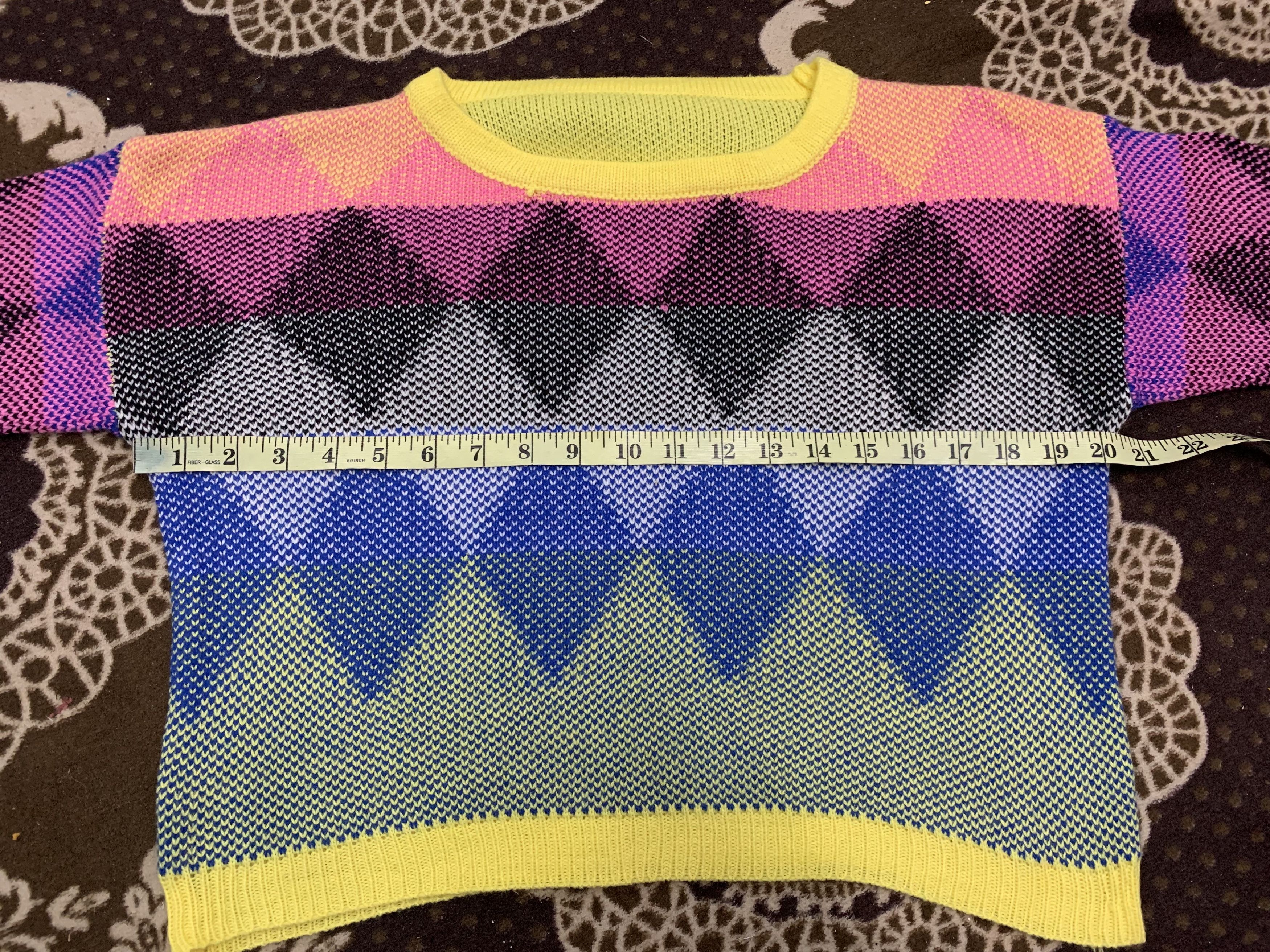 Japanese Brand CROP TOPS RAINBOW COLOUR DIAMOND STREETWEAR Size S / US 4 / IT 40 - 13 Thumbnail