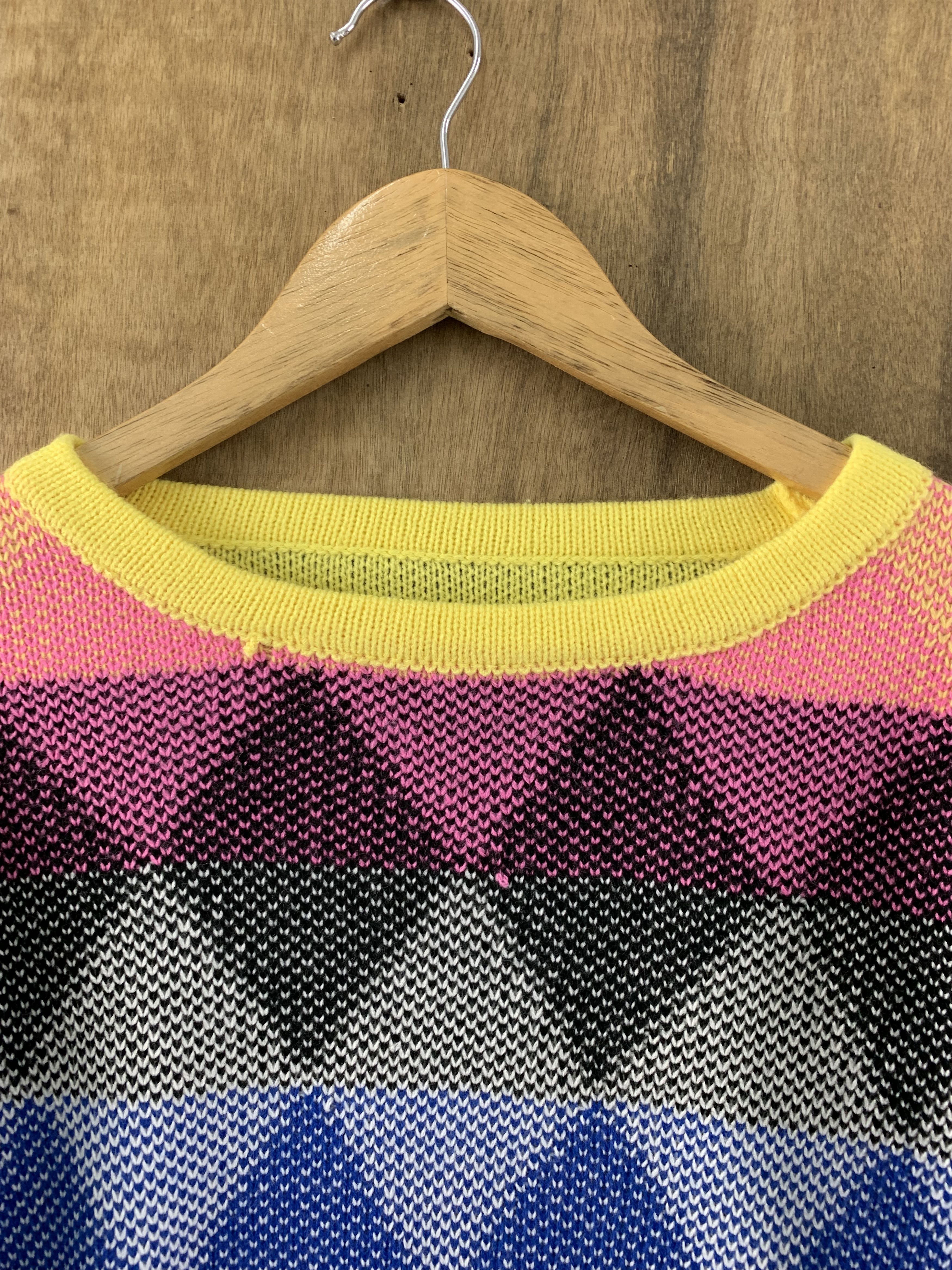 Japanese Brand CROP TOPS RAINBOW COLOUR DIAMOND STREETWEAR Size S / US 4 / IT 40 - 6 Thumbnail