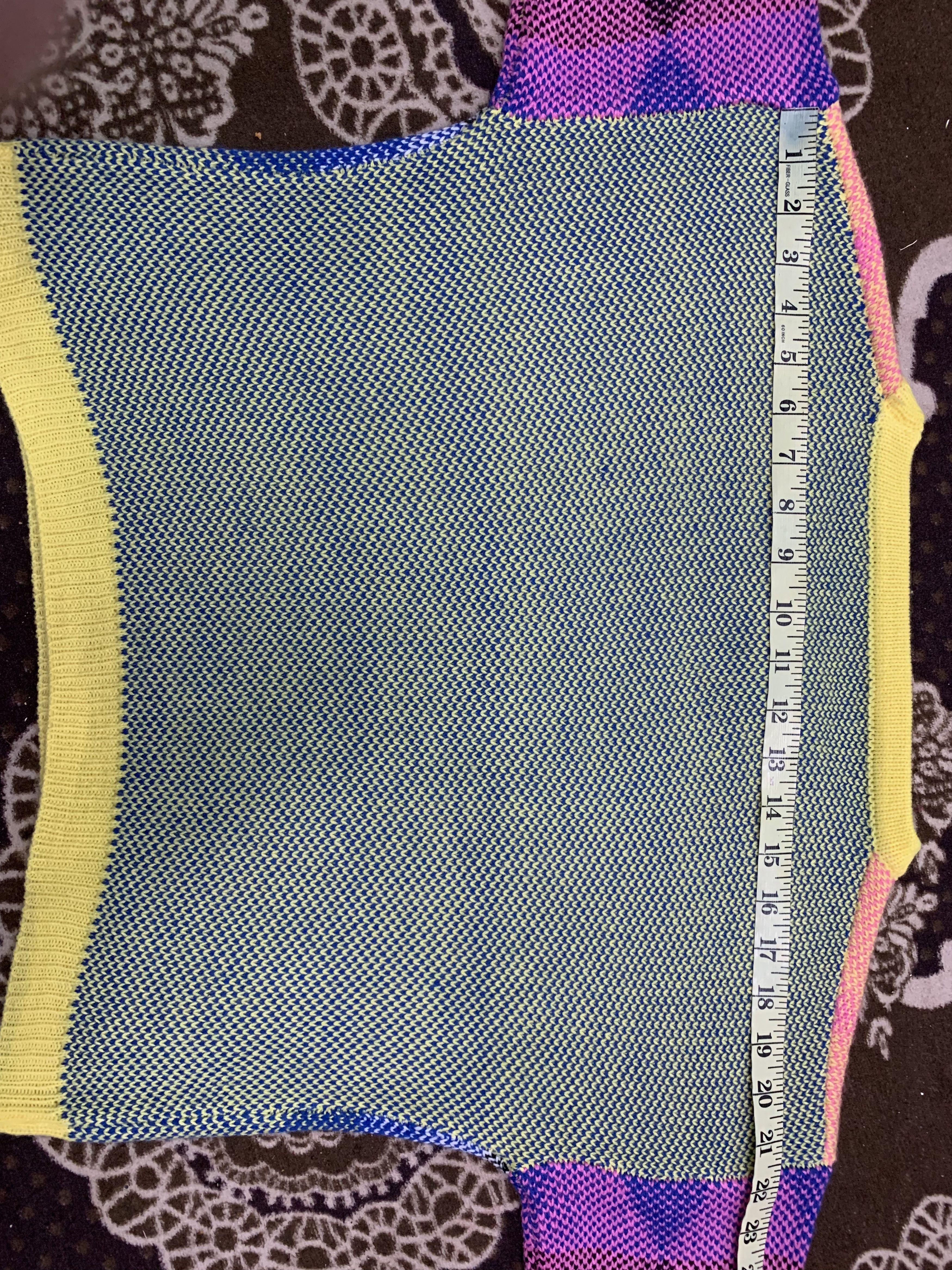 Japanese Brand CROP TOPS RAINBOW COLOUR DIAMOND STREETWEAR Size S / US 4 / IT 40 - 17 Thumbnail
