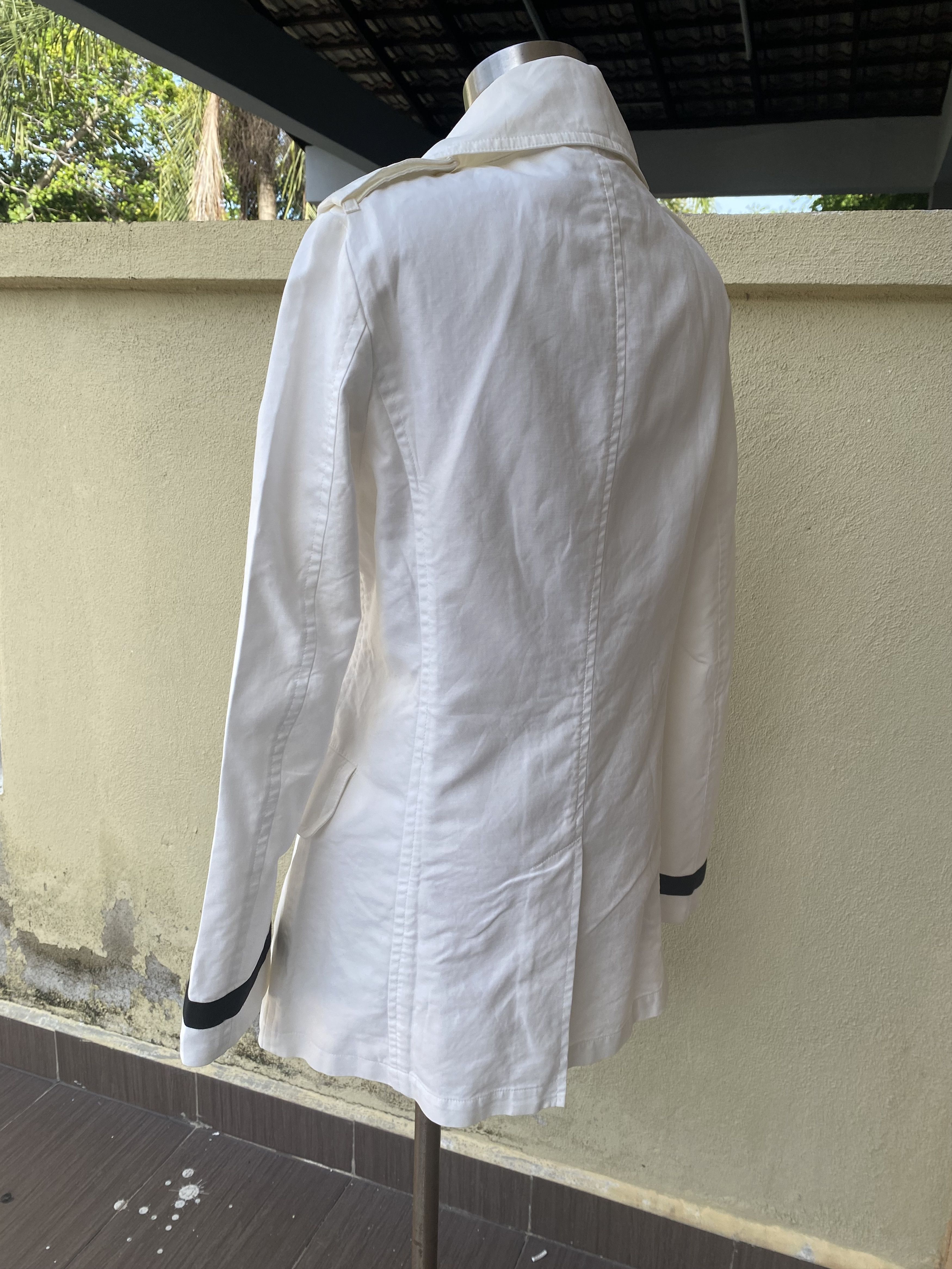 Issey Miyake white cotton jacket Size M / US 6-8 / IT 42-44 - 2 Thumbnail