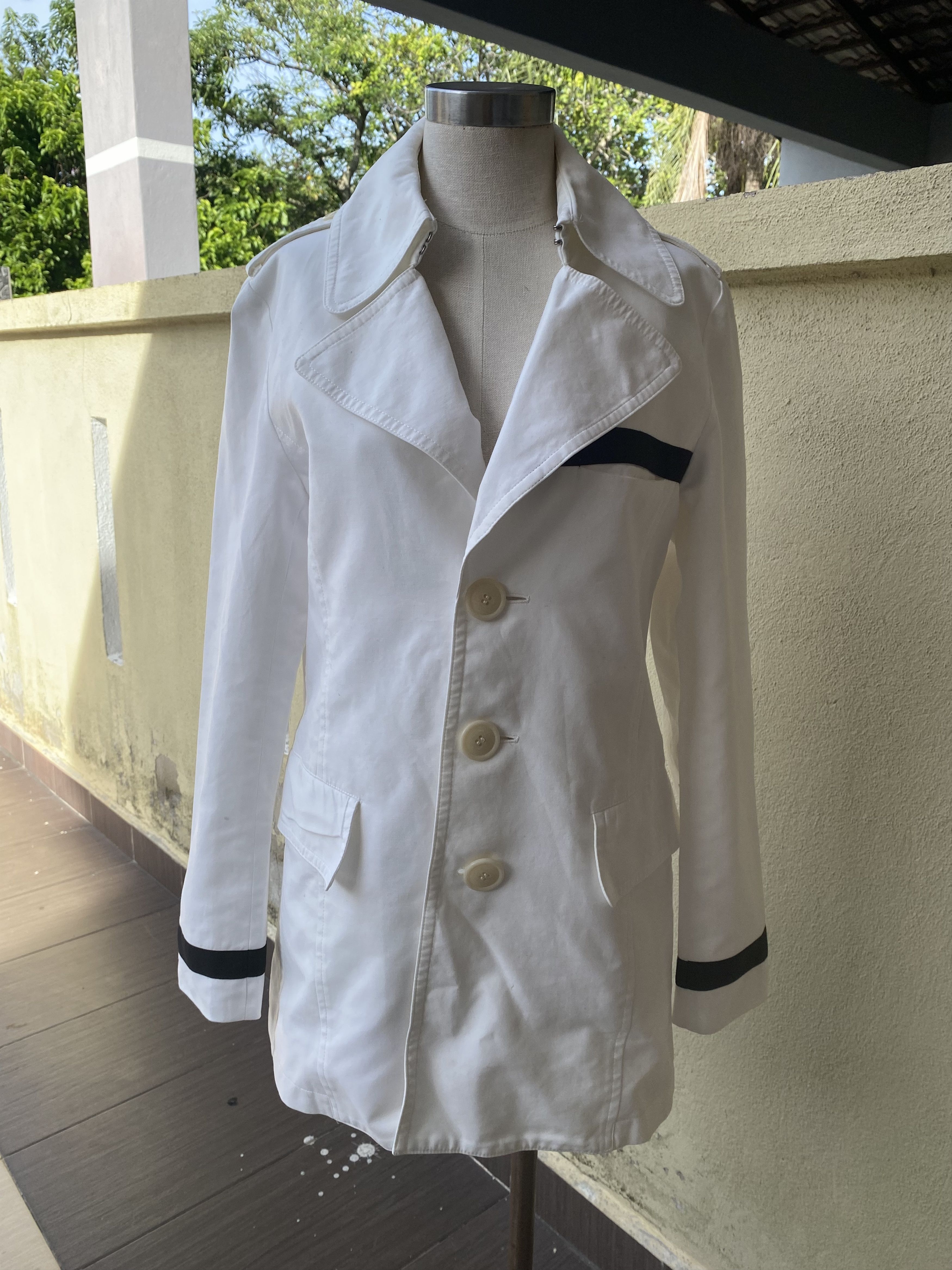 Issey Miyake white cotton jacket Size M / US 6-8 / IT 42-44 - 4 Thumbnail